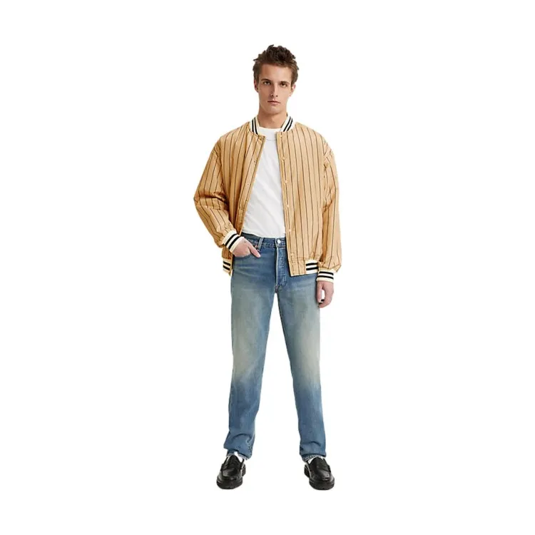 Mens Misty Lake Regular Fit Levi's 501 Jeans