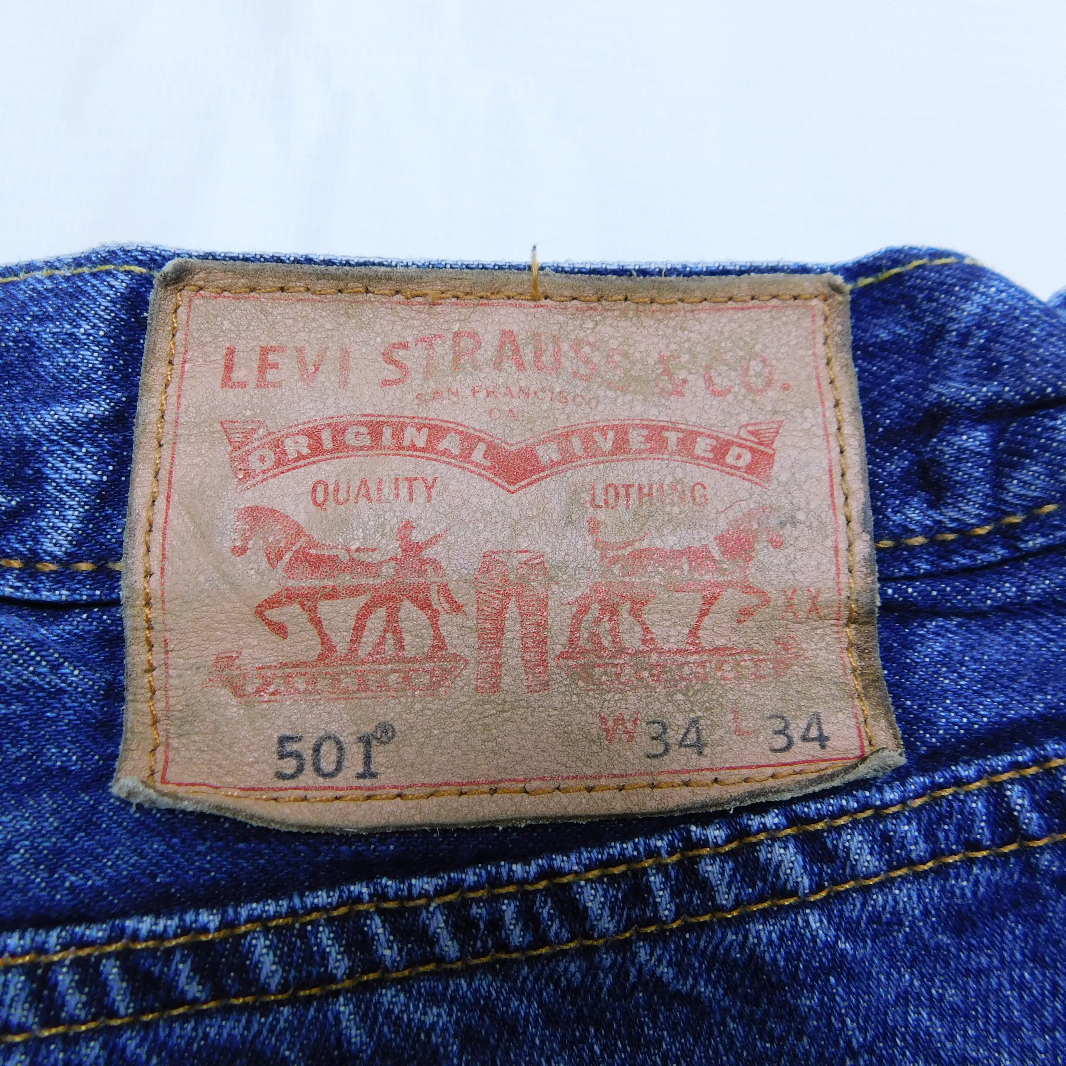 Levi's 501 Blue Jeans