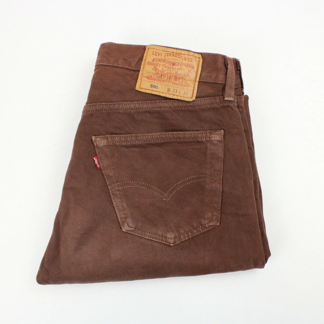 LEVIS 501 Jeans Brown | W33 L32