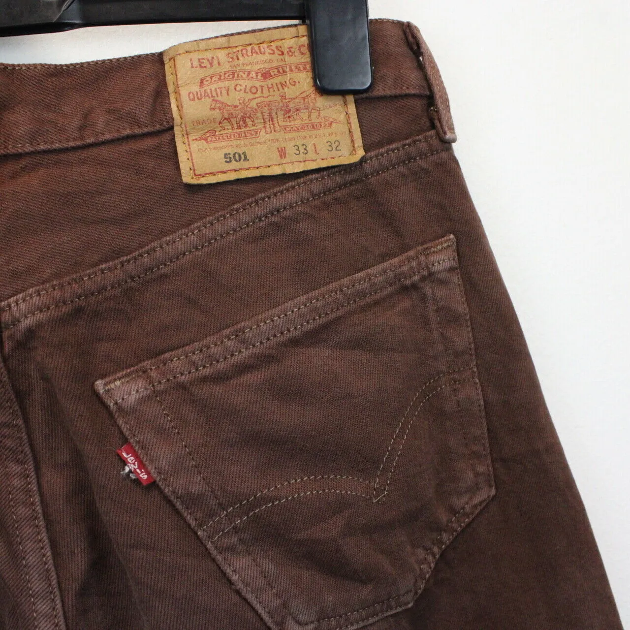 LEVIS 501 Jeans Brown | W33 L32