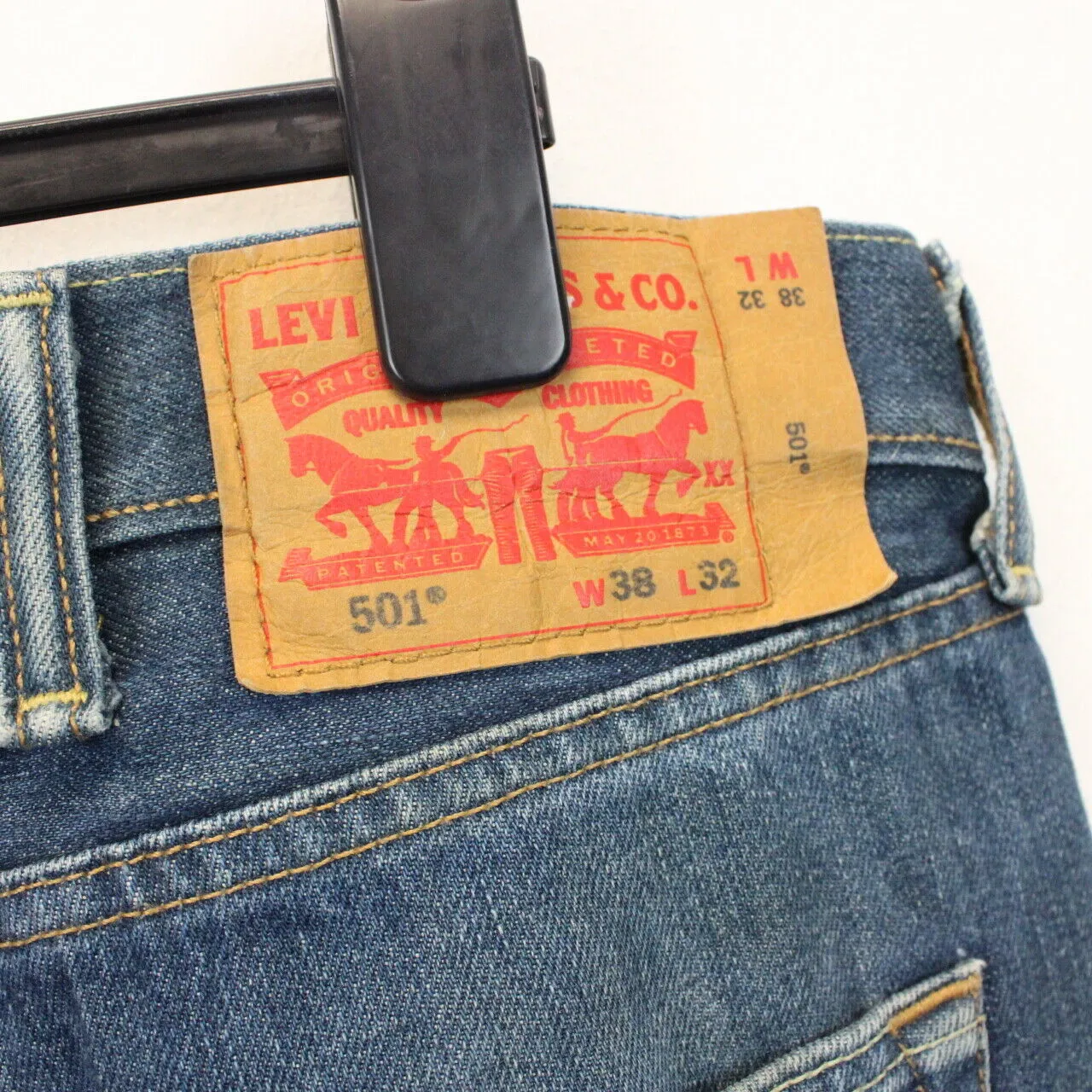 LEVIS 501 Jeans Mid Blue | W38 L32