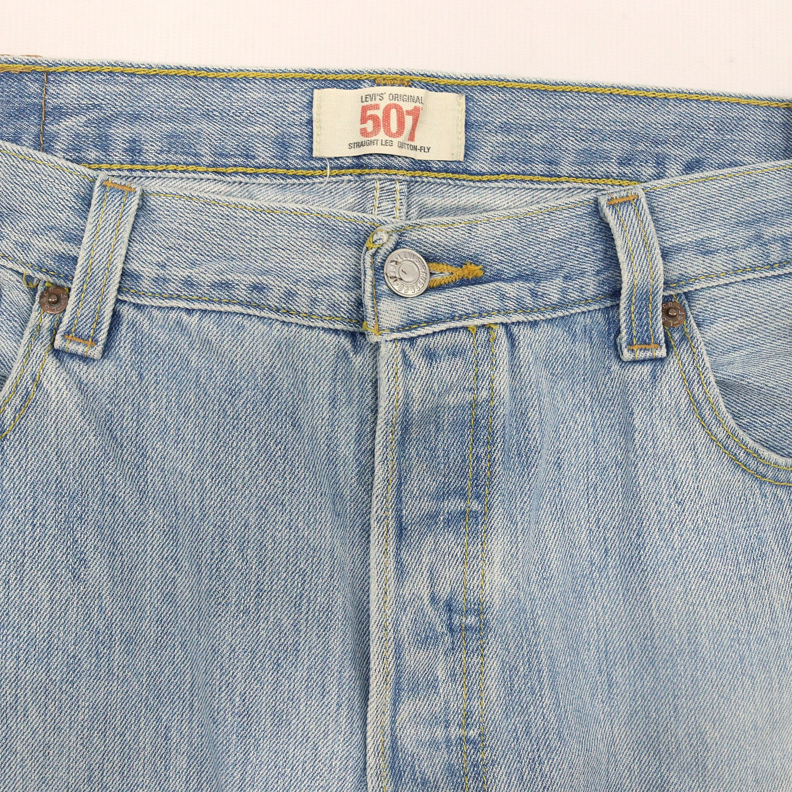 Levi's 501 Straight Leg Blue Jeans