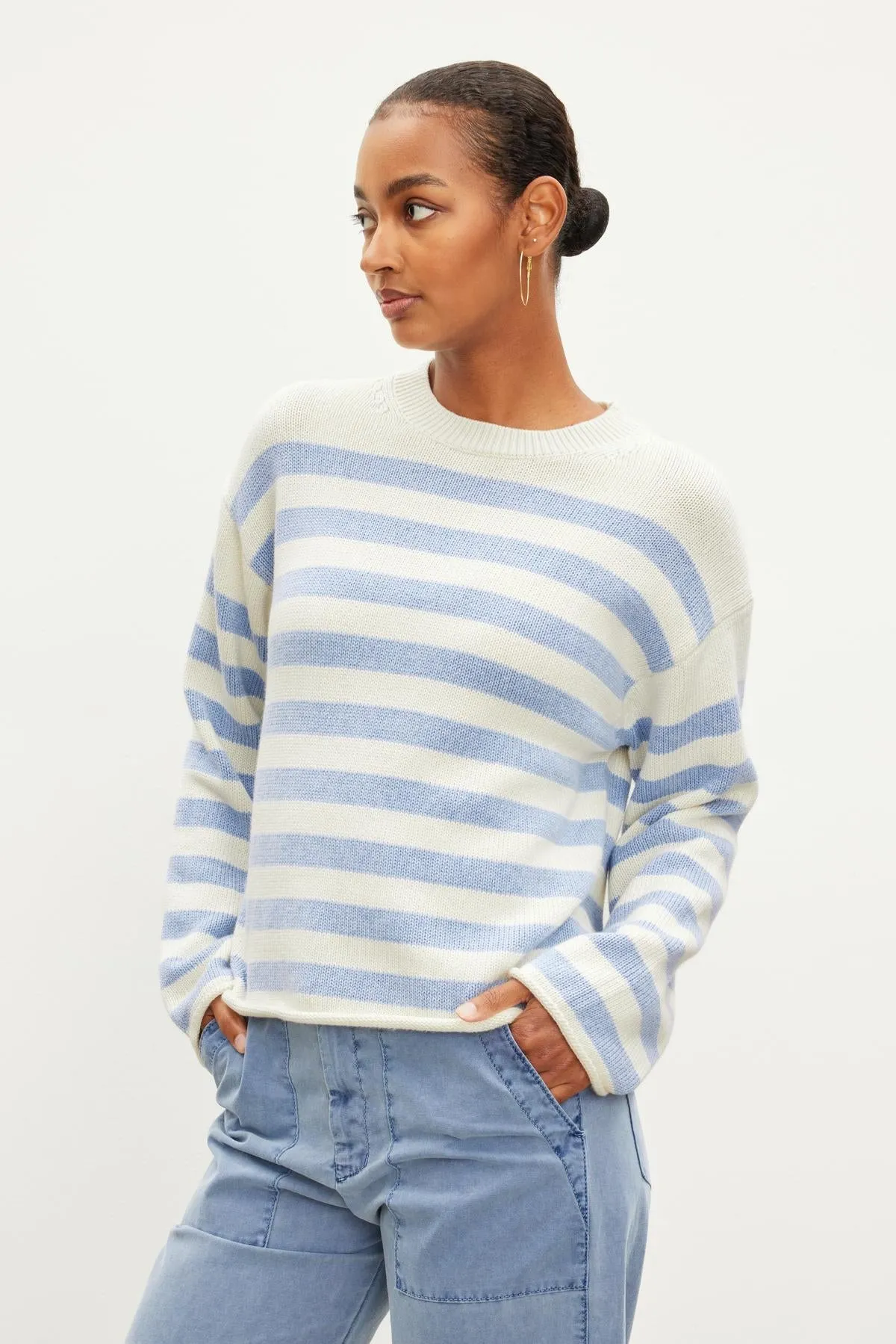 LEX COTTON CASHMERE KNIT IN MILK