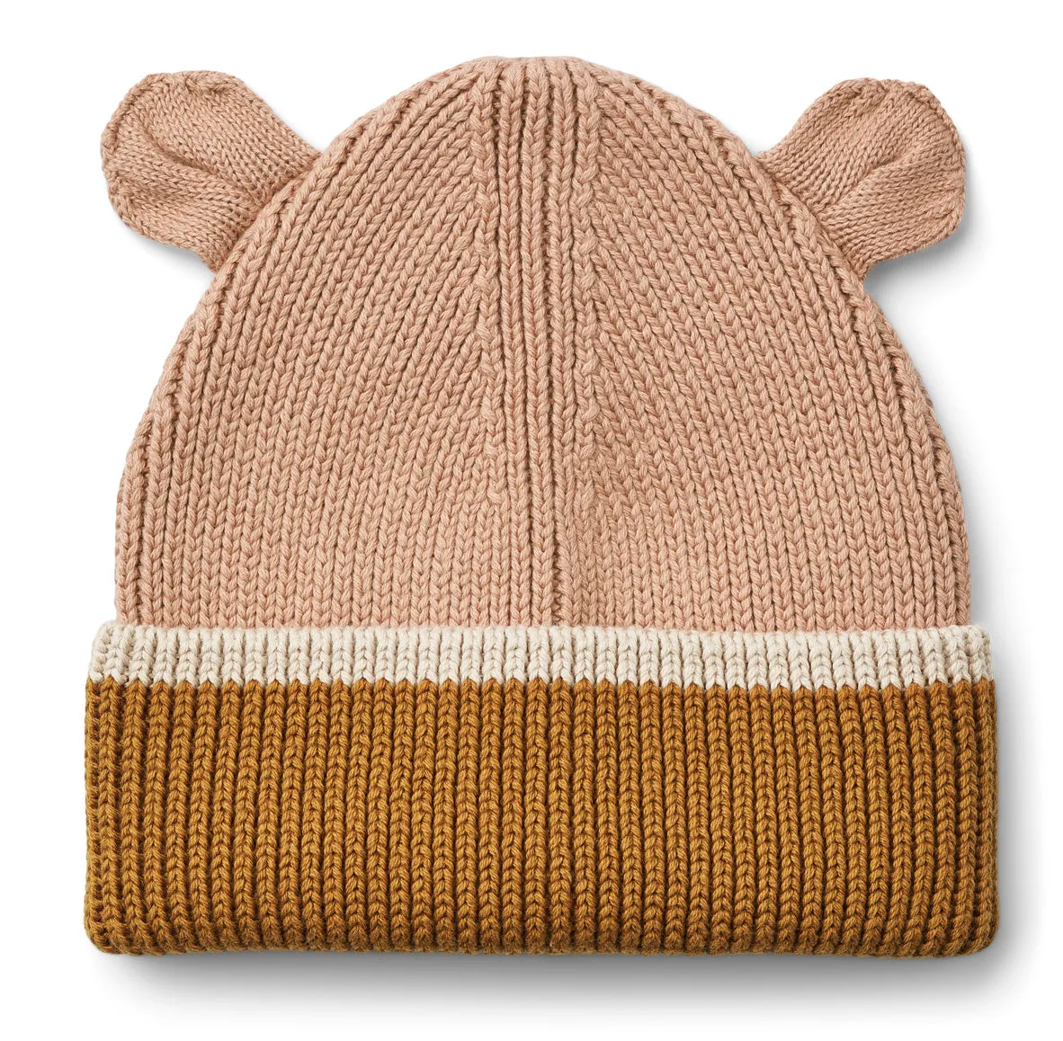 Liewood Gina Beanie Hat - Dark Rose / Sandy / Golden Caramel