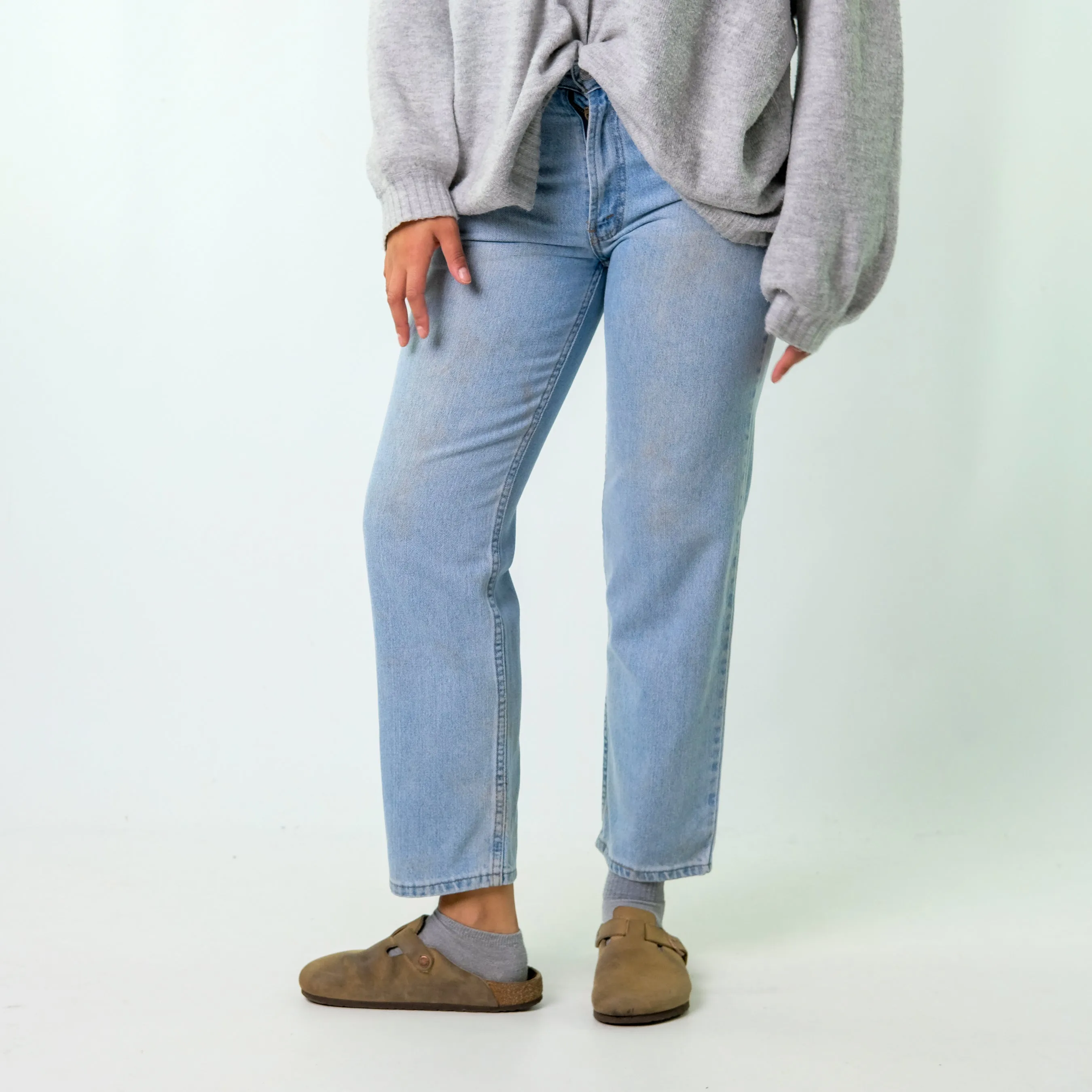 Light Blue 90s Levi's Denim Jeans Baggy Pants (31x30)