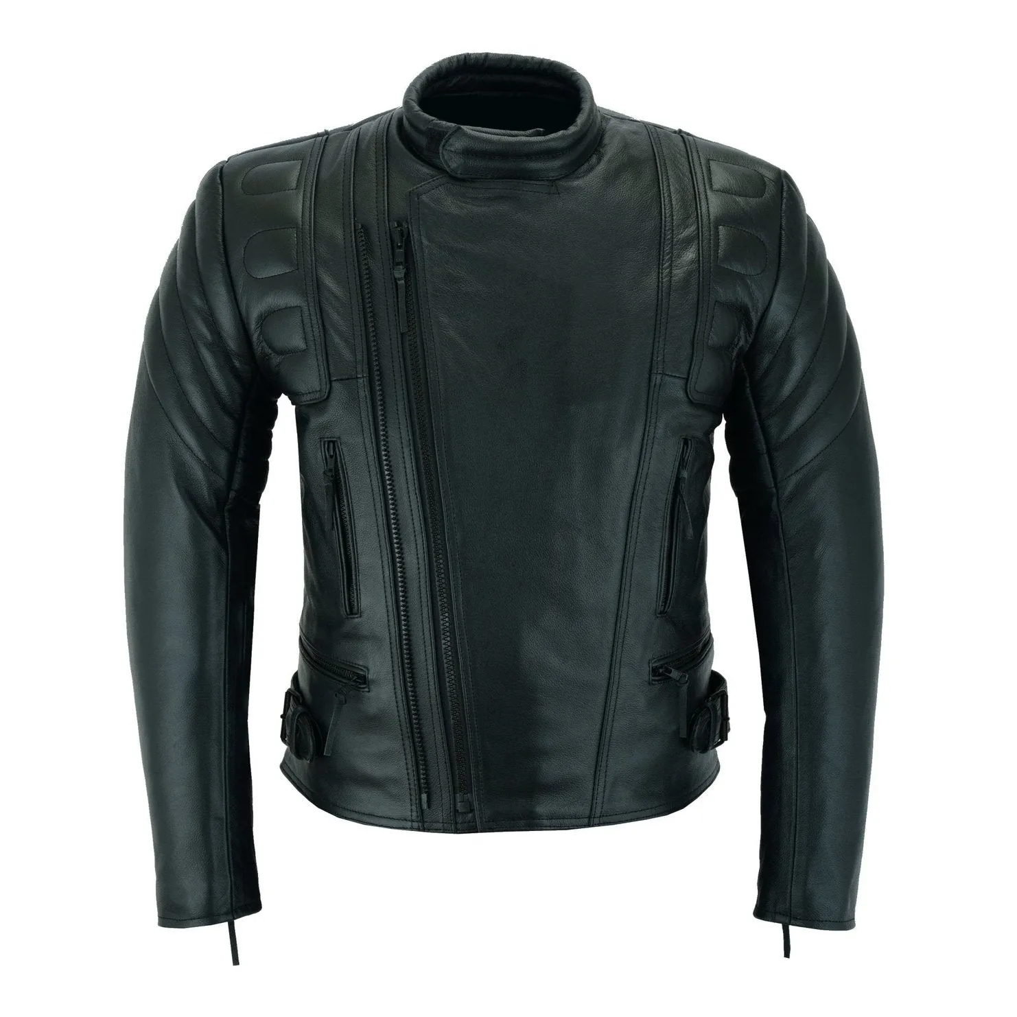 Limo Padded Motorcycle Police Leather Armoured Jacket