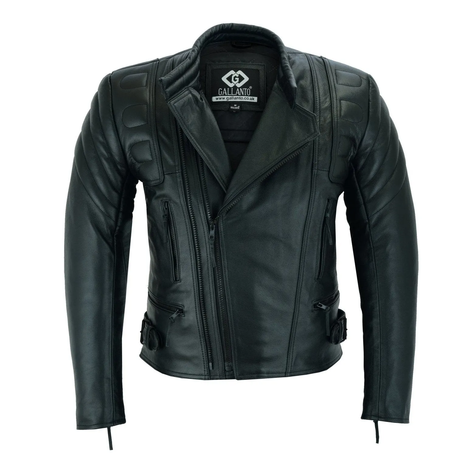 Limo Padded Motorcycle Police Leather Armoured Jacket