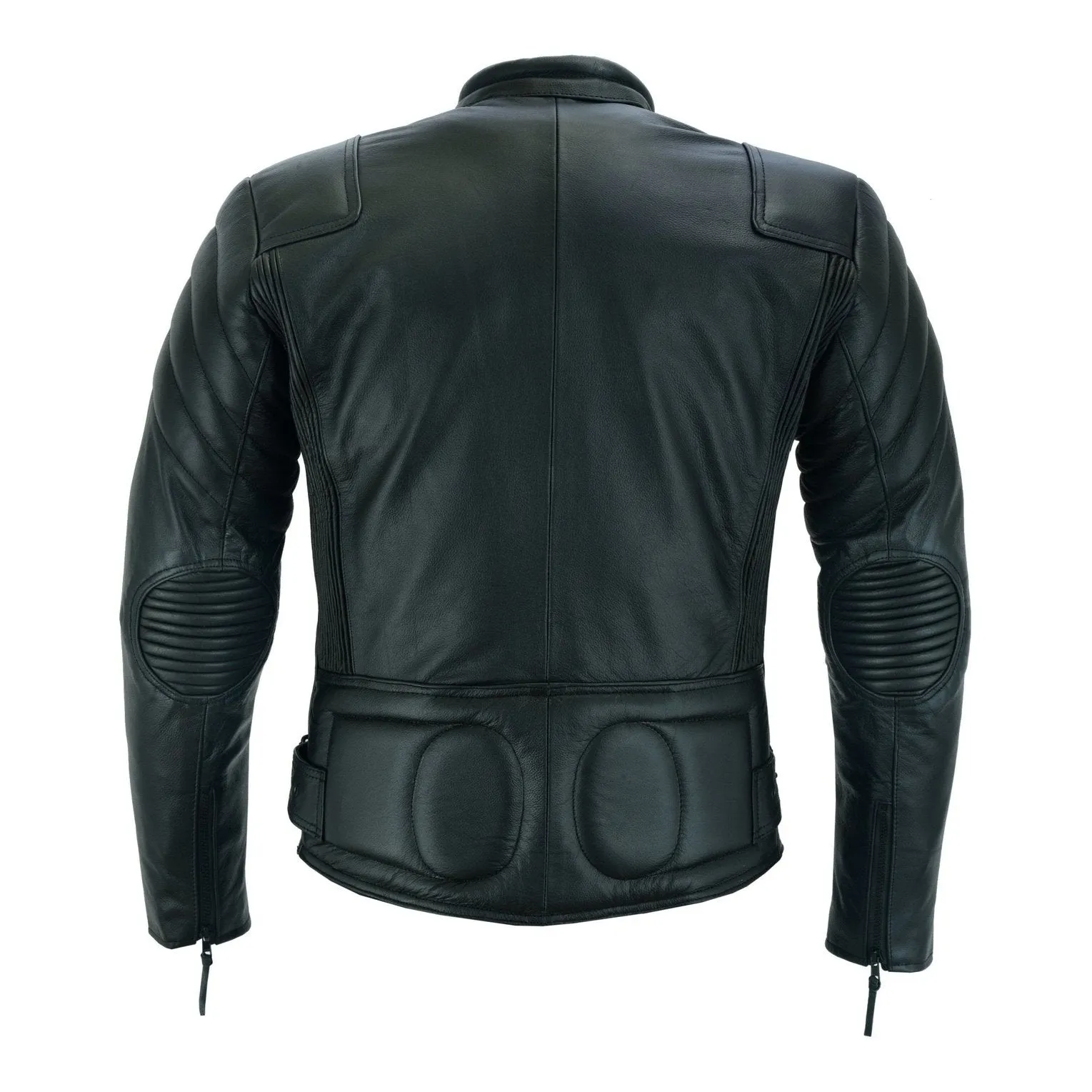 Limo Padded Motorcycle Police Leather Armoured Jacket