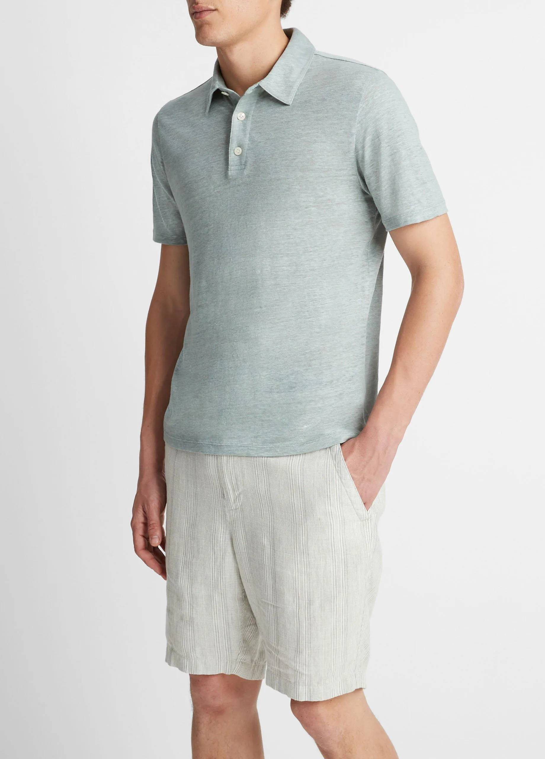 Linen Polo Shirt