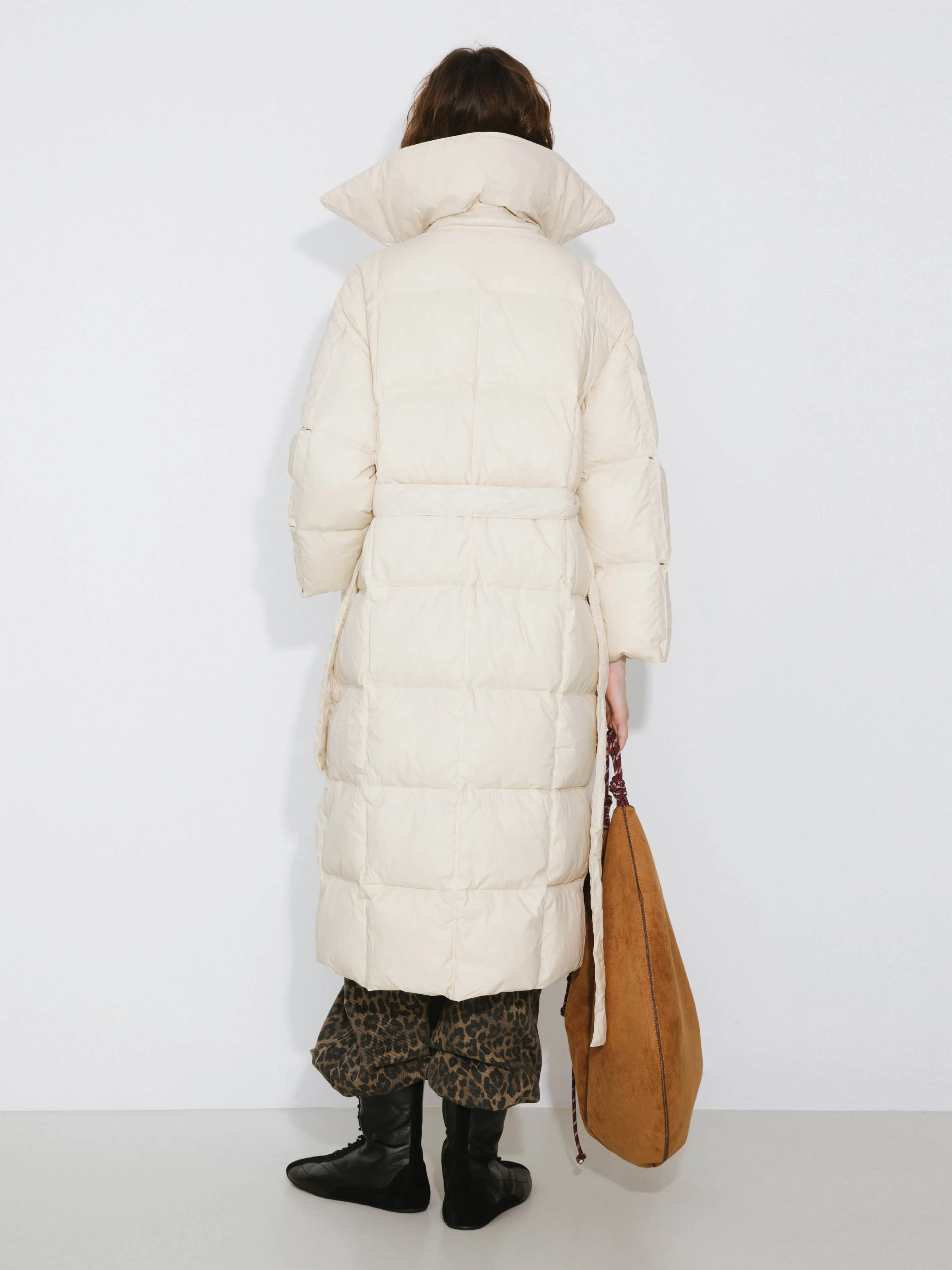 Long Boxy Down Coat