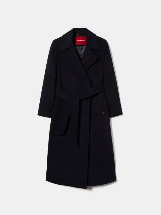 100% wool long coat.