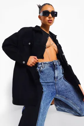 Longline Oversized Denim Jacket