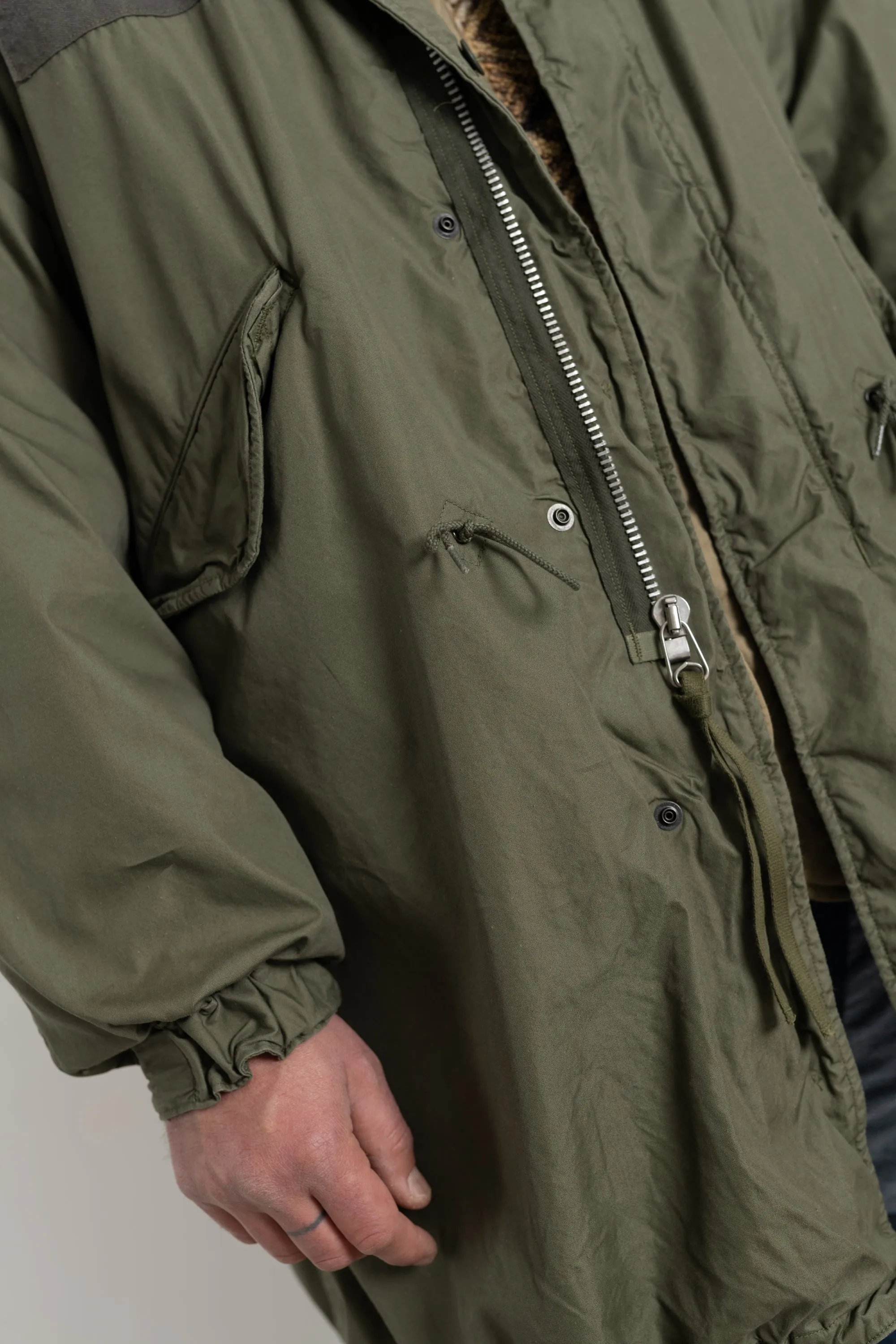 Army Green M-65 Fish Tail Coat