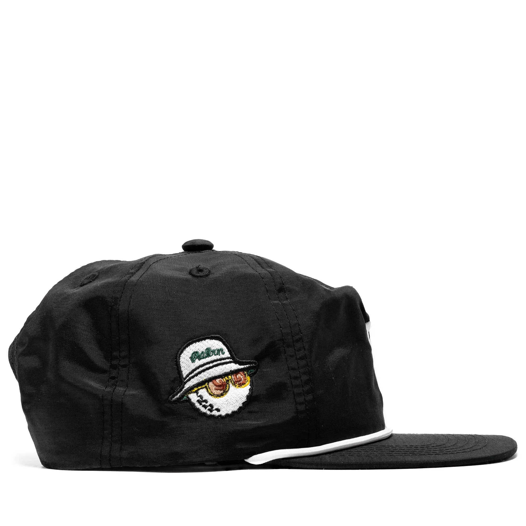 Malbon Golf x Politics Nylon Rope Hat - Black