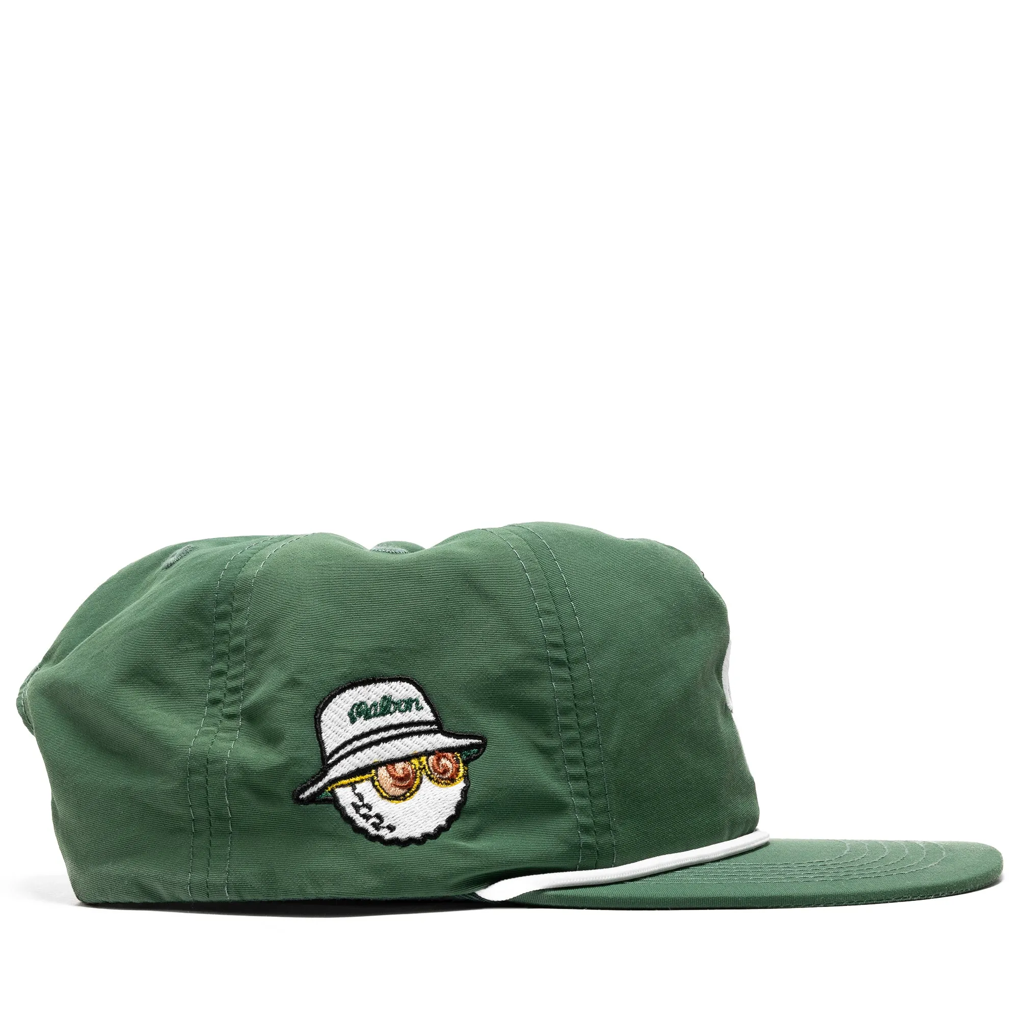 Malbon Golf x Politics Nylon Rope Hat - Evergreen