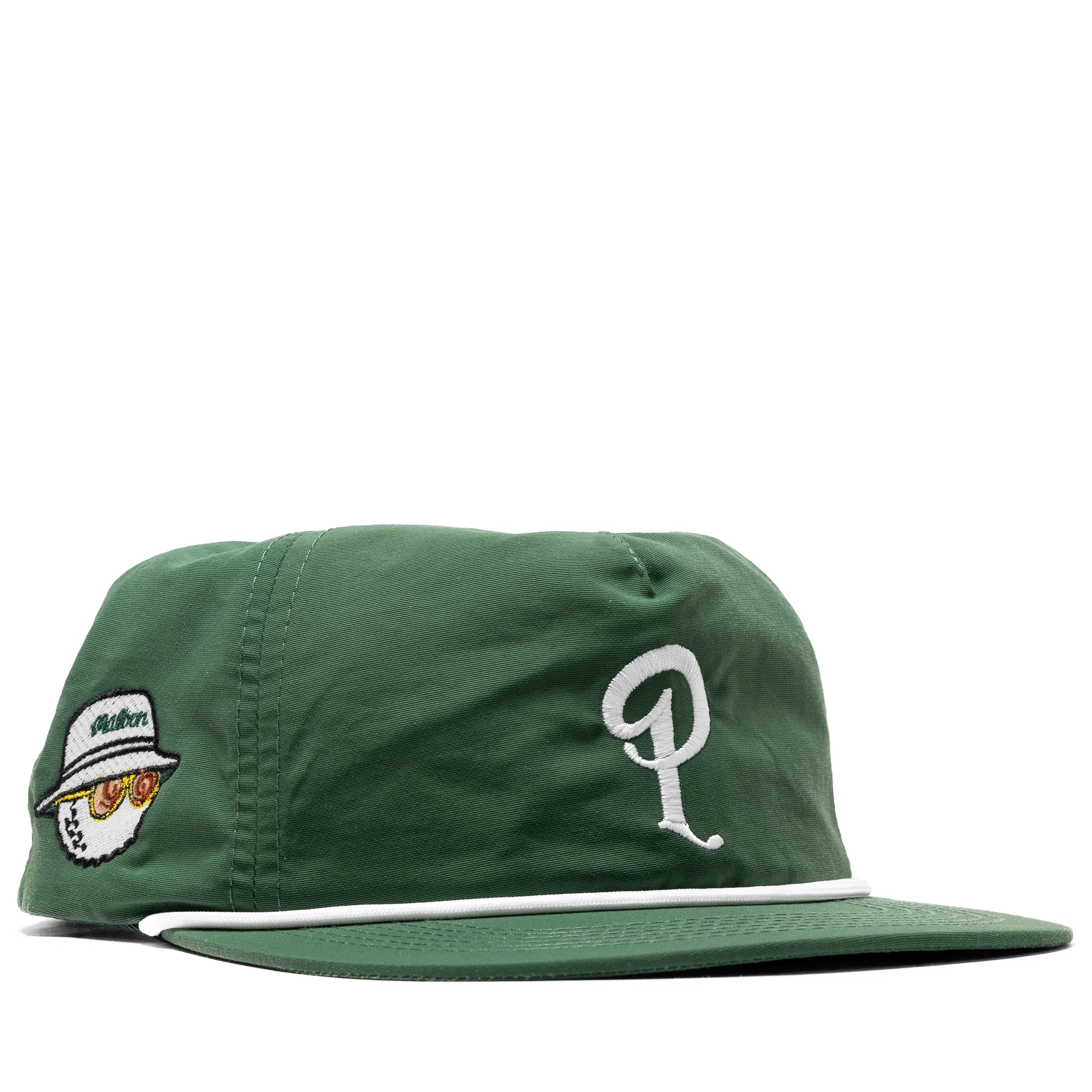 Malbon Golf x Politics Nylon Rope Hat - Evergreen