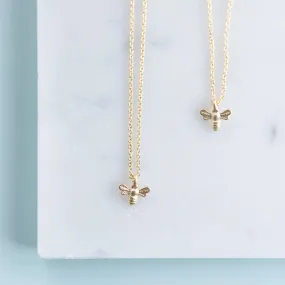 Mama & Me Bee Necklace Set