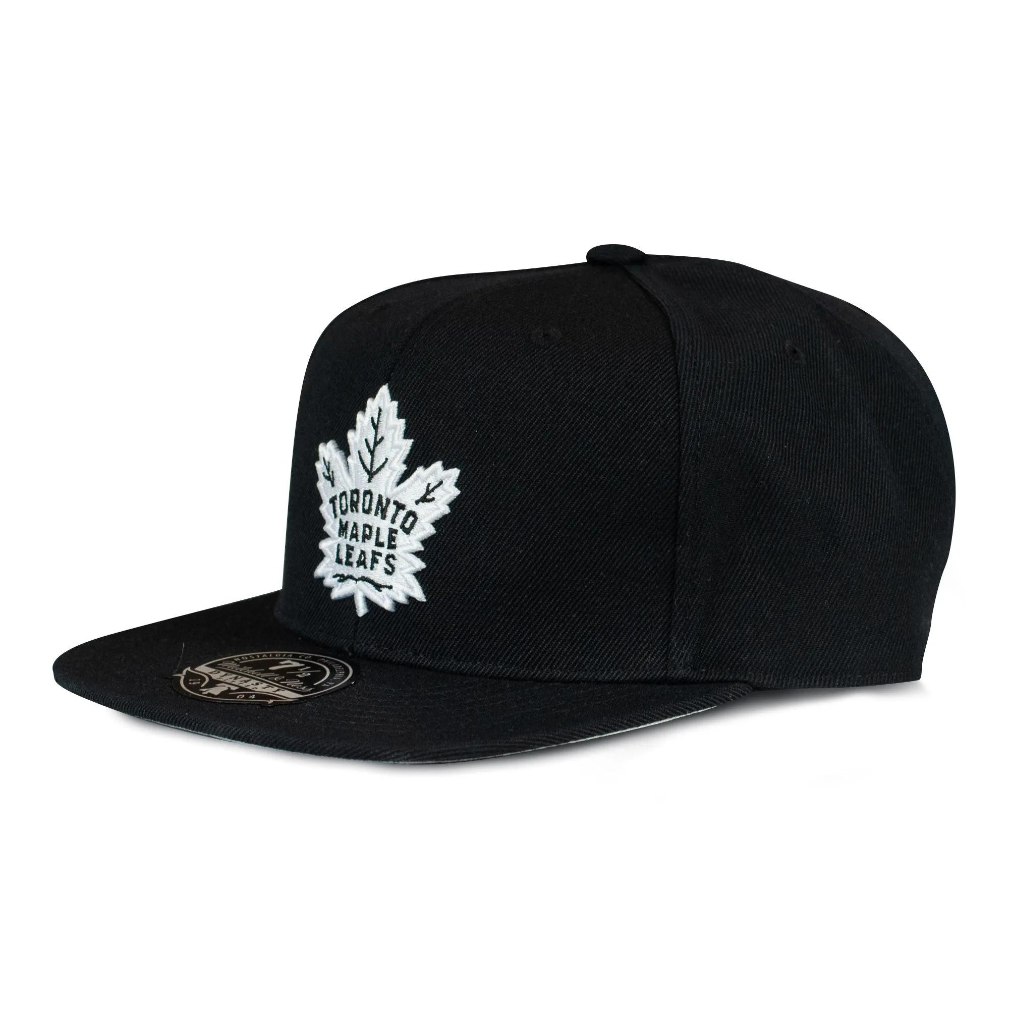 Toronto Maple Leafs Men's Team Ground Fitted Cap - Black