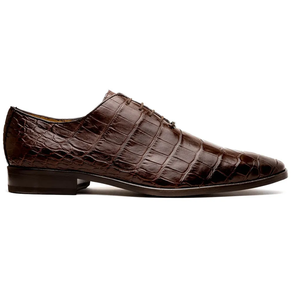 Marco Di Milano Bono Men's Shoes Genuine Alligator Dress Whole-Cut Oxfords (MDM1183)