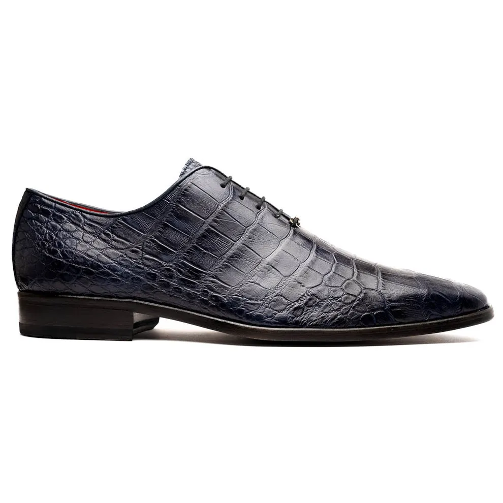 Marco Di Milano Bono Men's Shoes Genuine Alligator Dress Whole-Cut Oxfords (MDM1183)