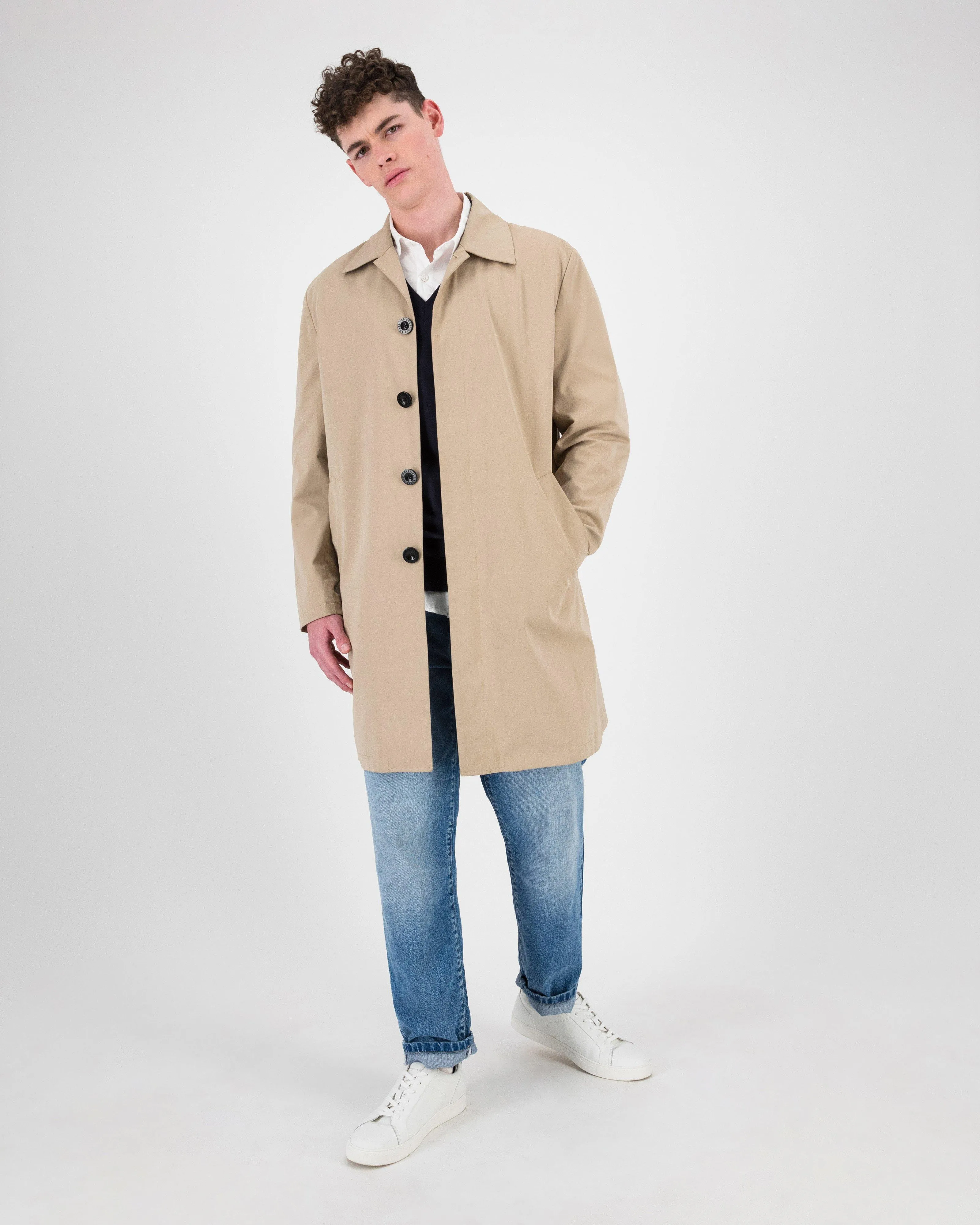 Max Textured Coat for Men | Old Khaki from Old Khaki