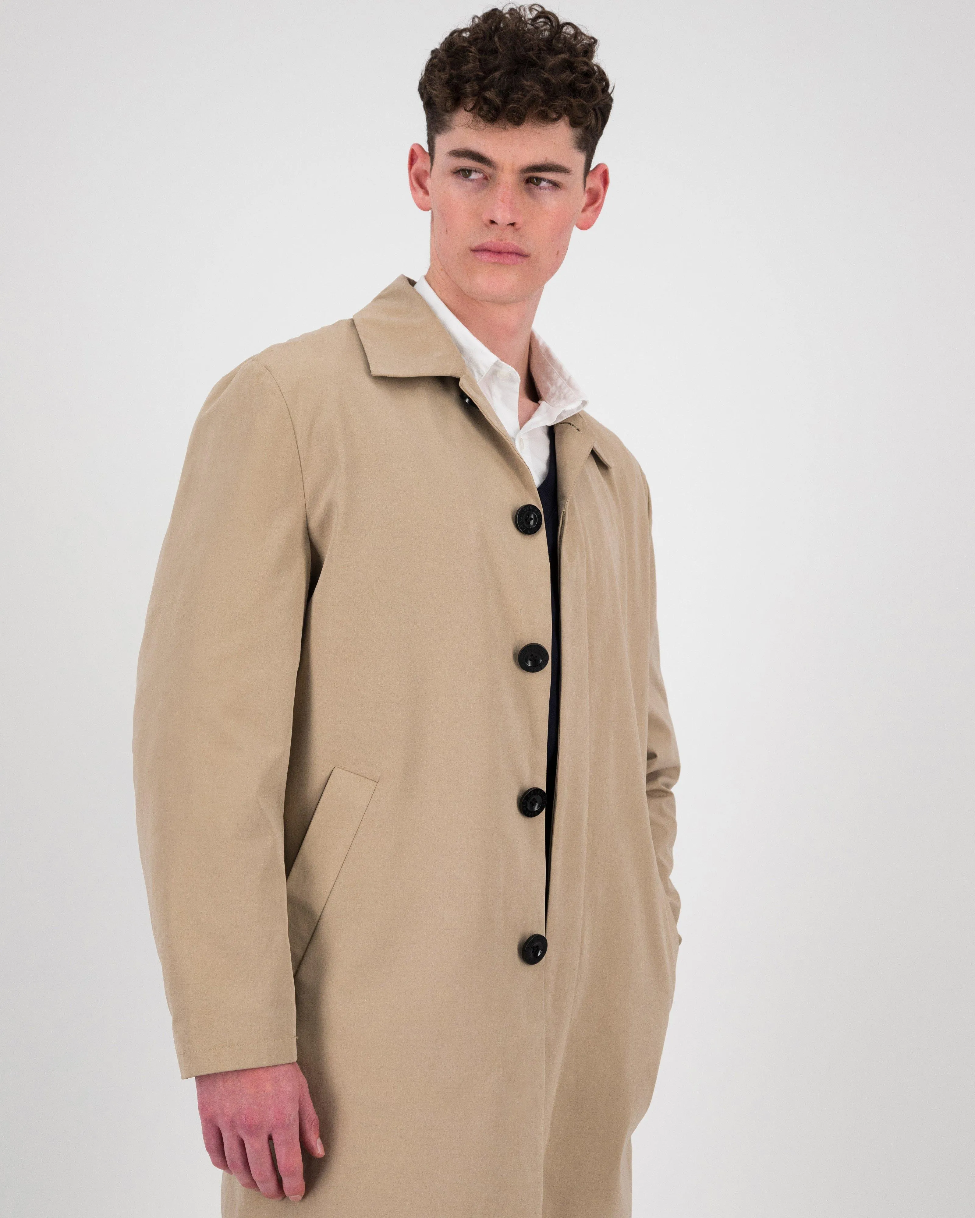 Max Textured Coat for Men | Old Khaki from Old Khaki