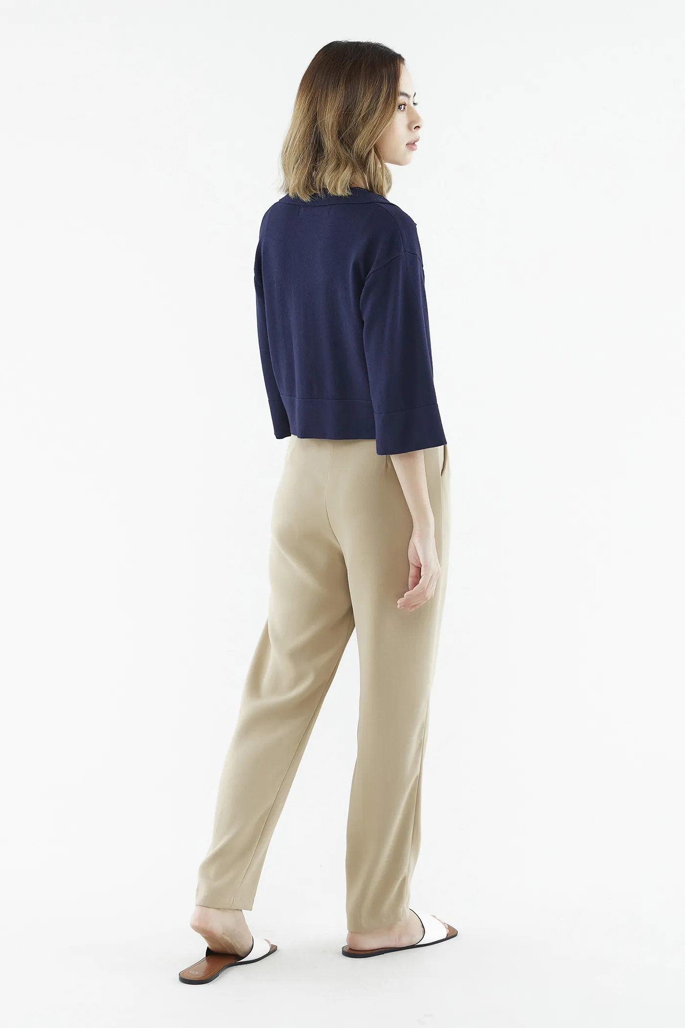 Maysen Collared Knit Top 