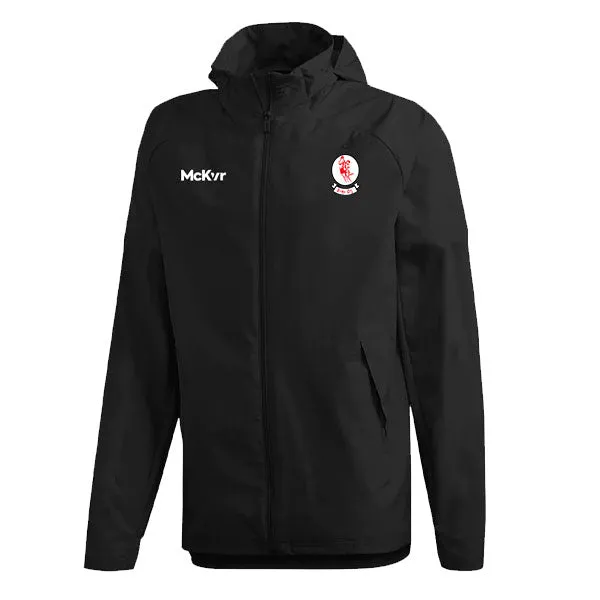 Adult Black Mc Keever Eire Og GAA Carlow Core 22 Rain Jacket