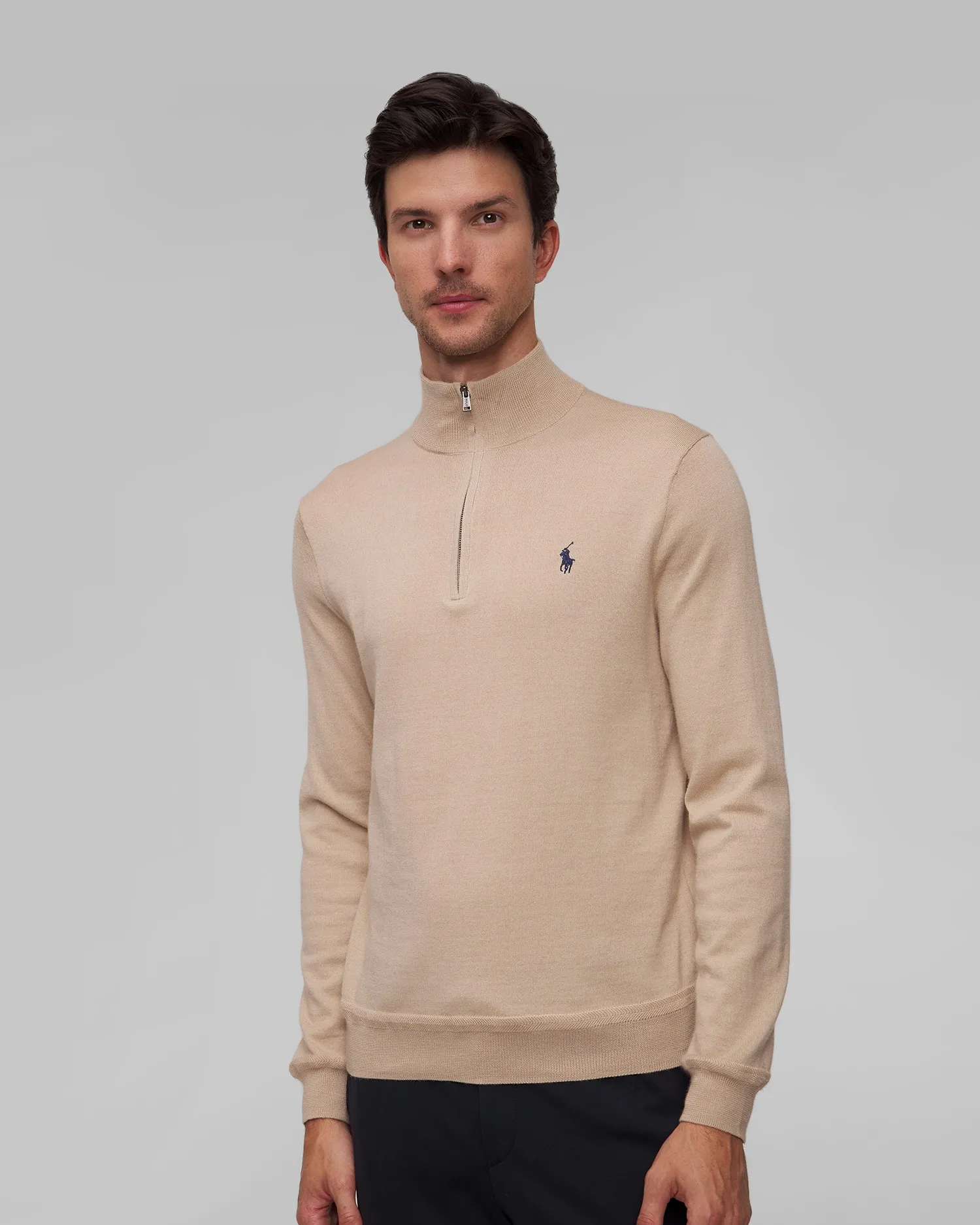 Men's beige wool jumper Polo Ralph Lauren 710876339-101