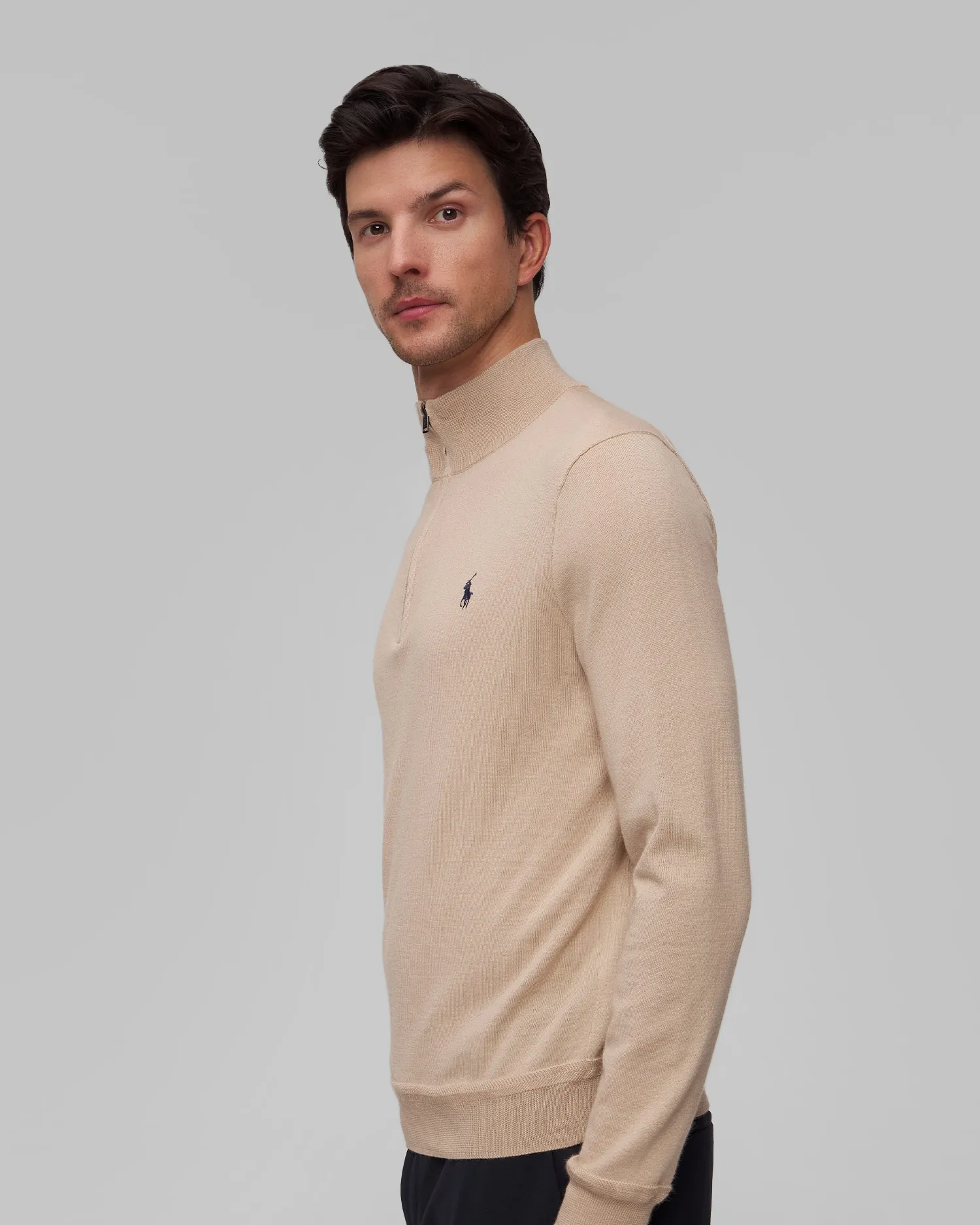 Men's beige wool jumper Polo Ralph Lauren 710876339-101