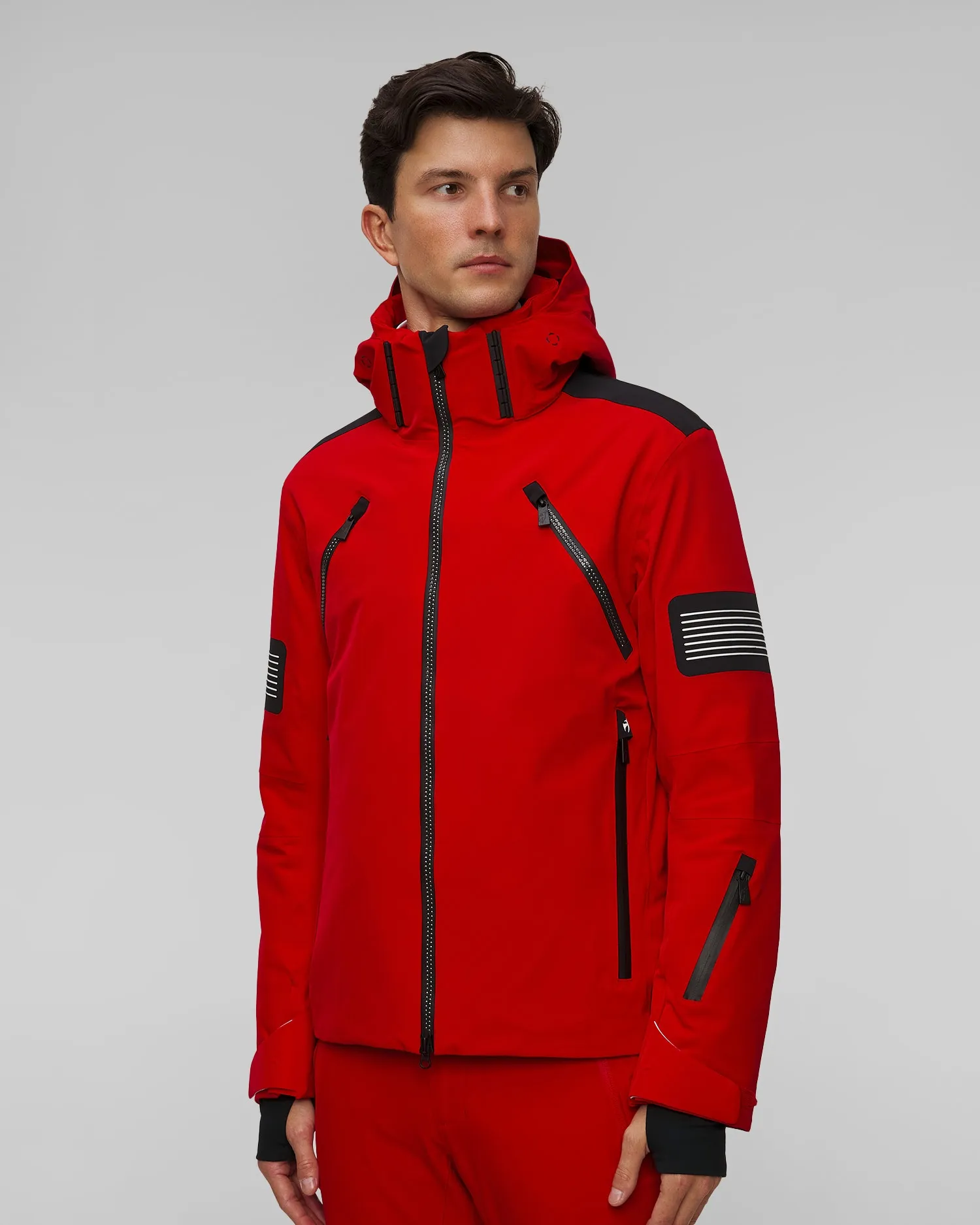 Men's red ski jacket Toni Sailer Allan 341128-442