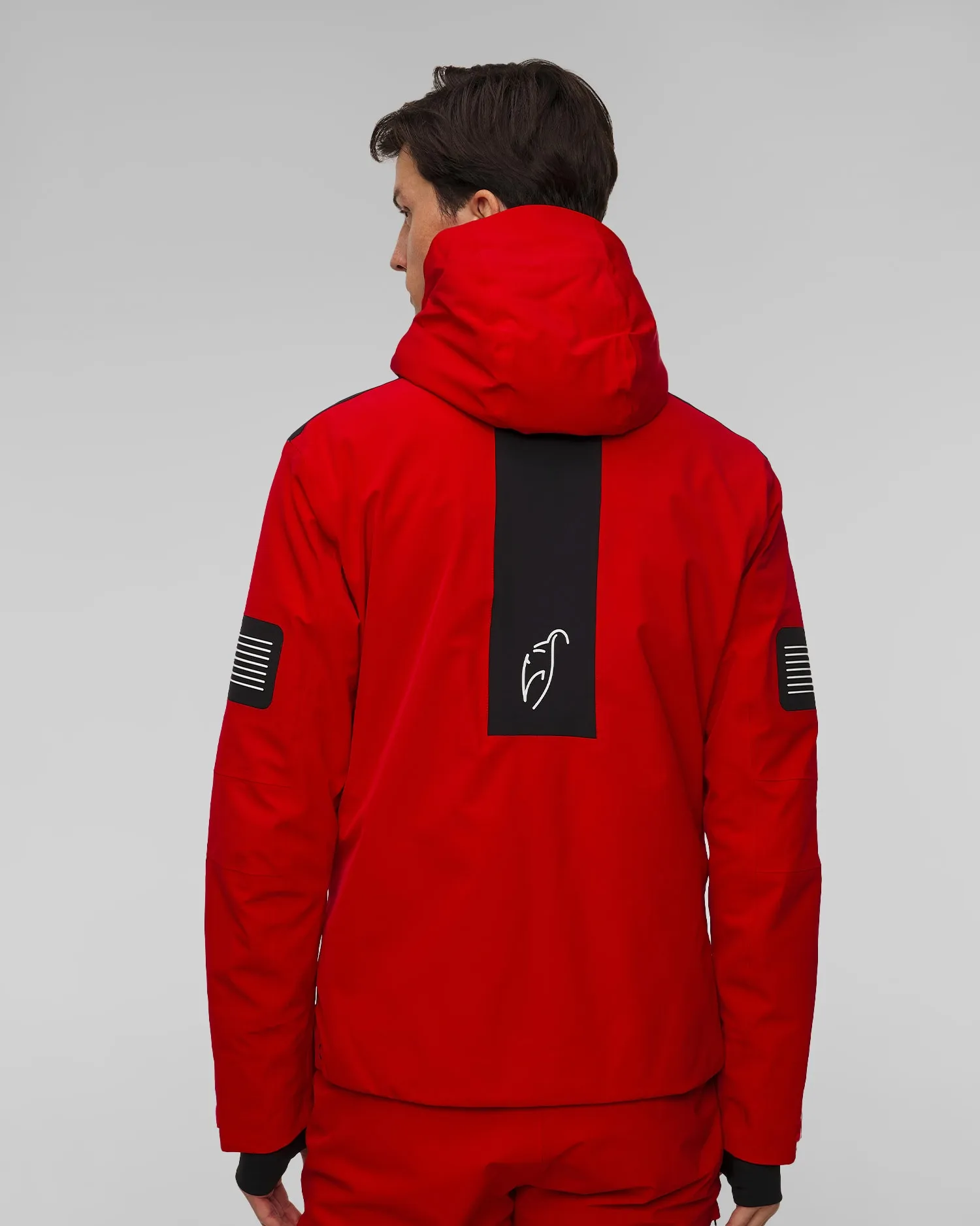 Men's red ski jacket Toni Sailer Allan 341128-442