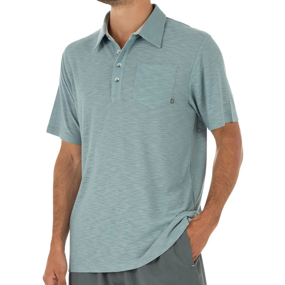 Men's Bamboo Slub Polo