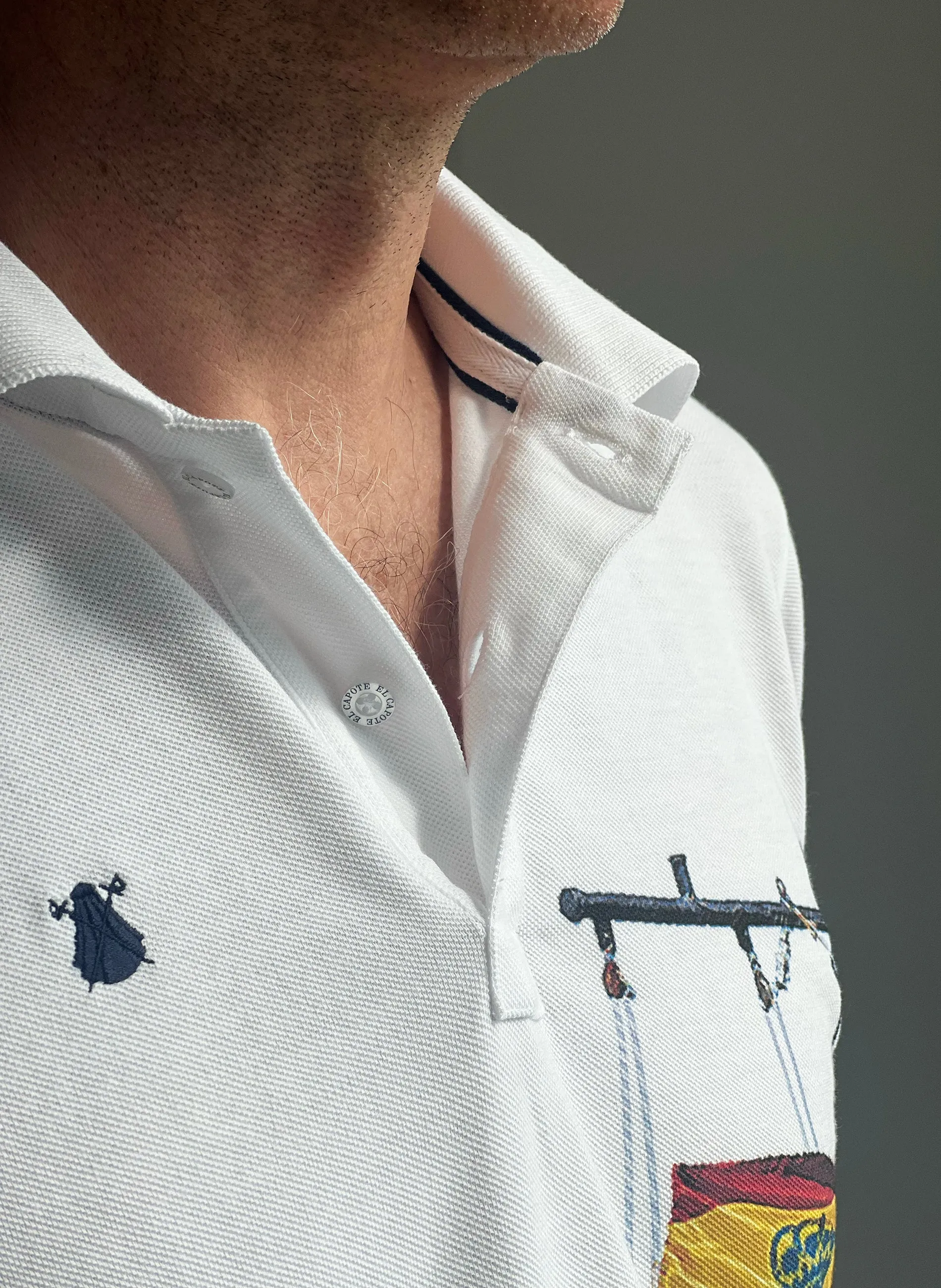 Men's Flag Polo Shirt