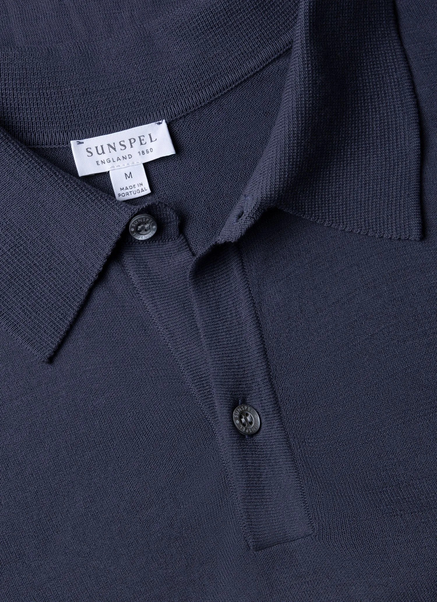 Men's Ice Cotton Polo Shirt in Slate Blue