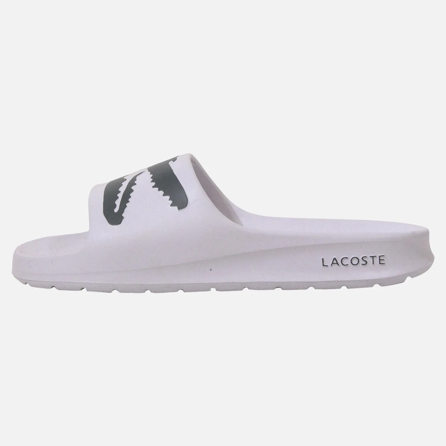 Men's Lacoste Croco 2.0  Slides - White