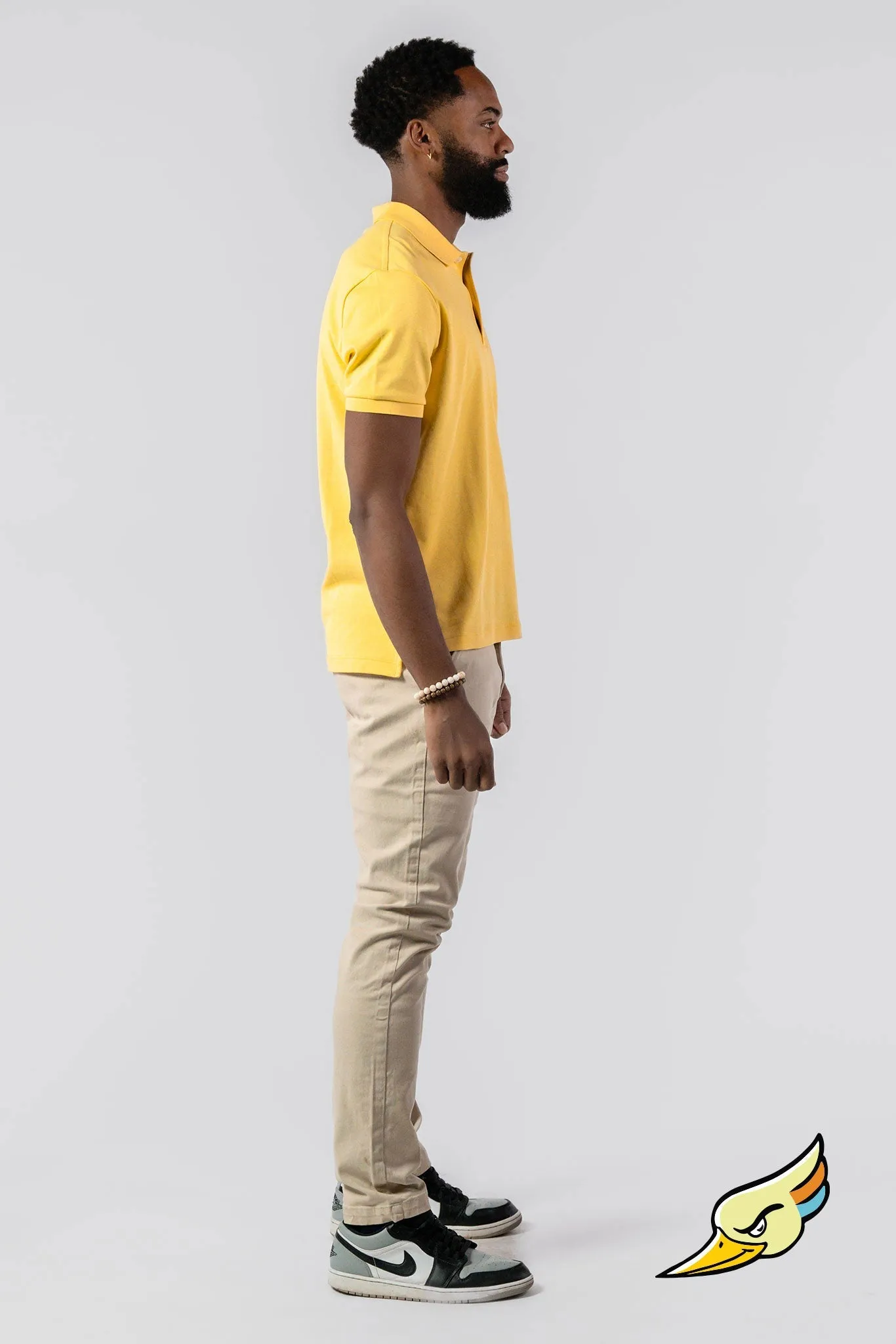 MEN'S POLO SHIRT - YELLOW