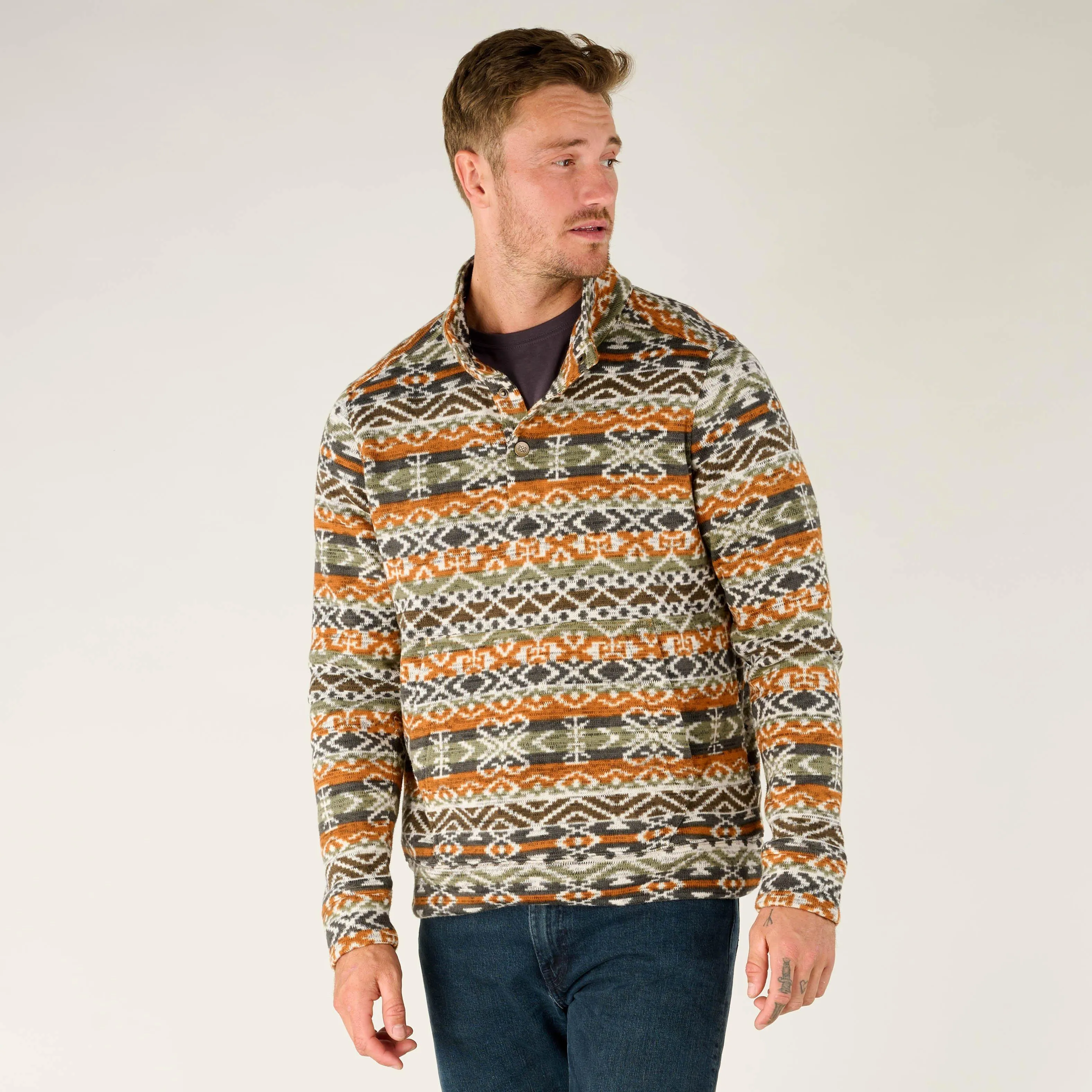 Men's Sherpa Adventure Bhutan Pullover | Fleeces & Midlayers UK