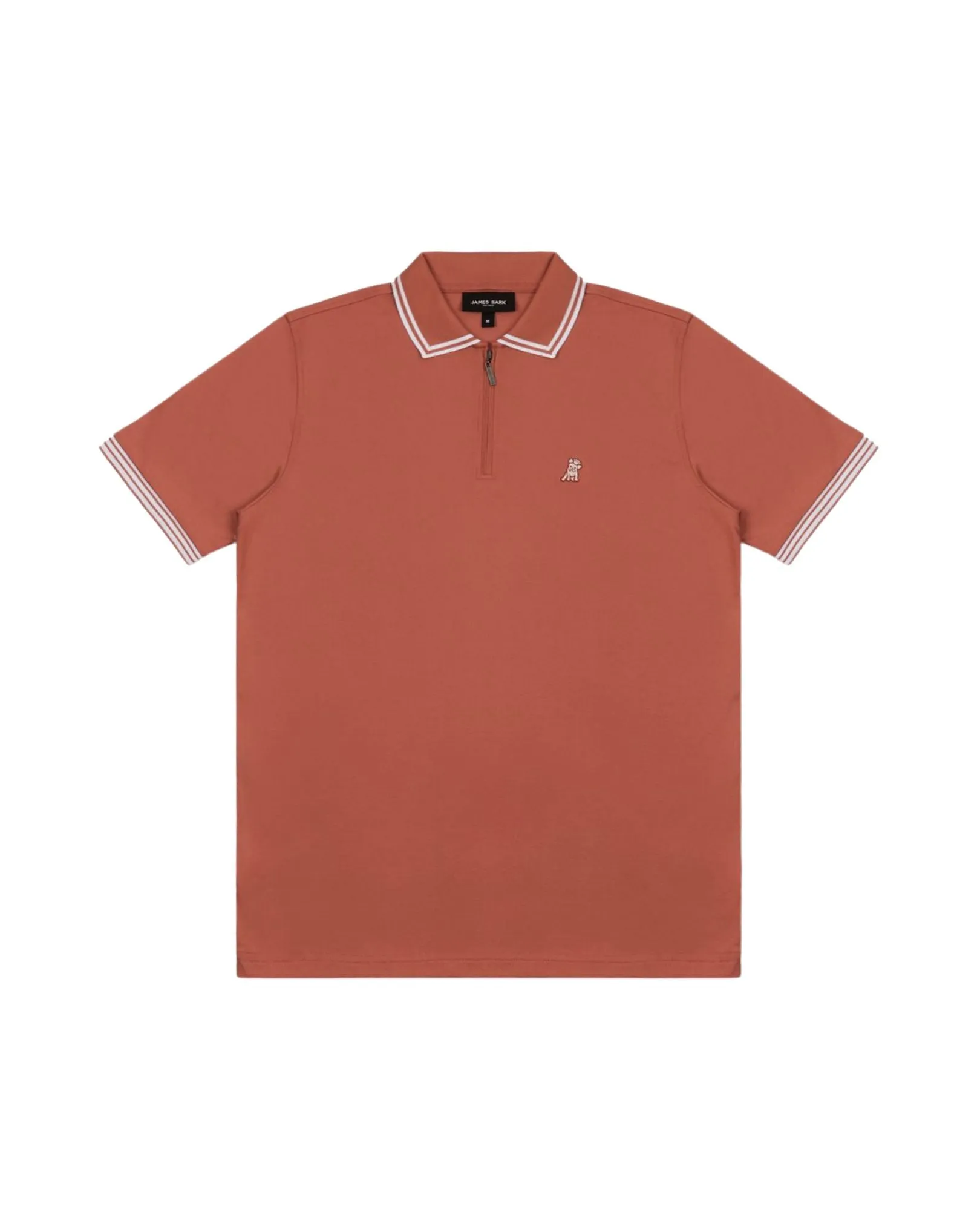 Men's Striped Travel Polo Shirt - Redwood A231