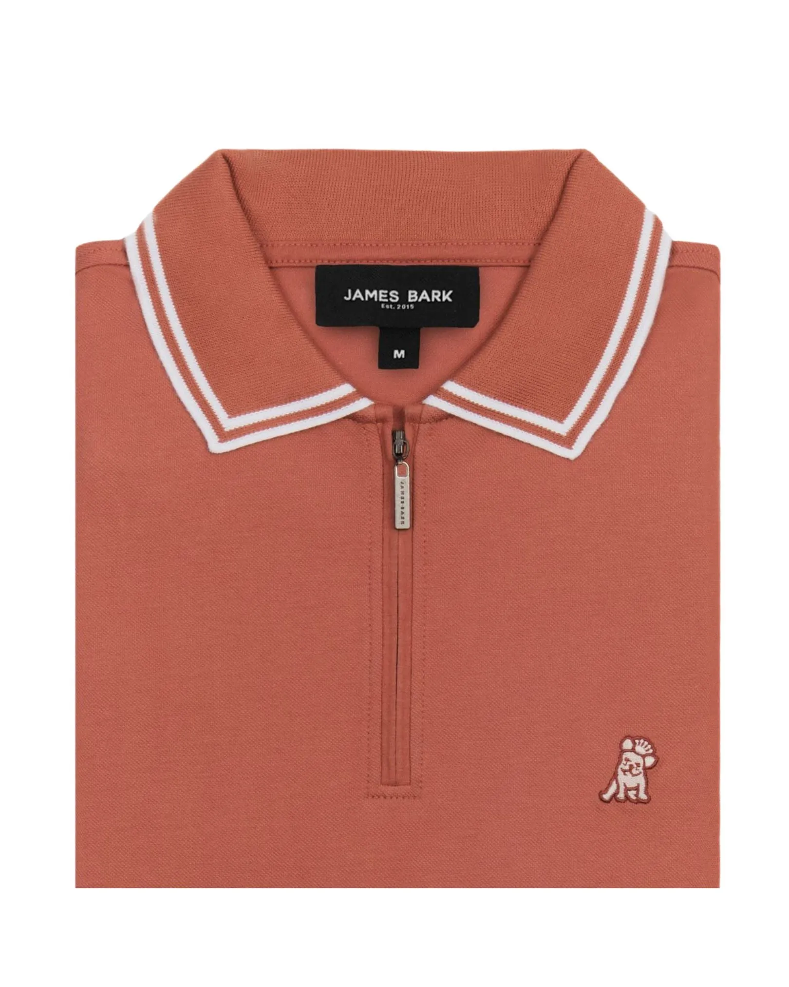 Men's Striped Travel Polo Shirt - Redwood A231