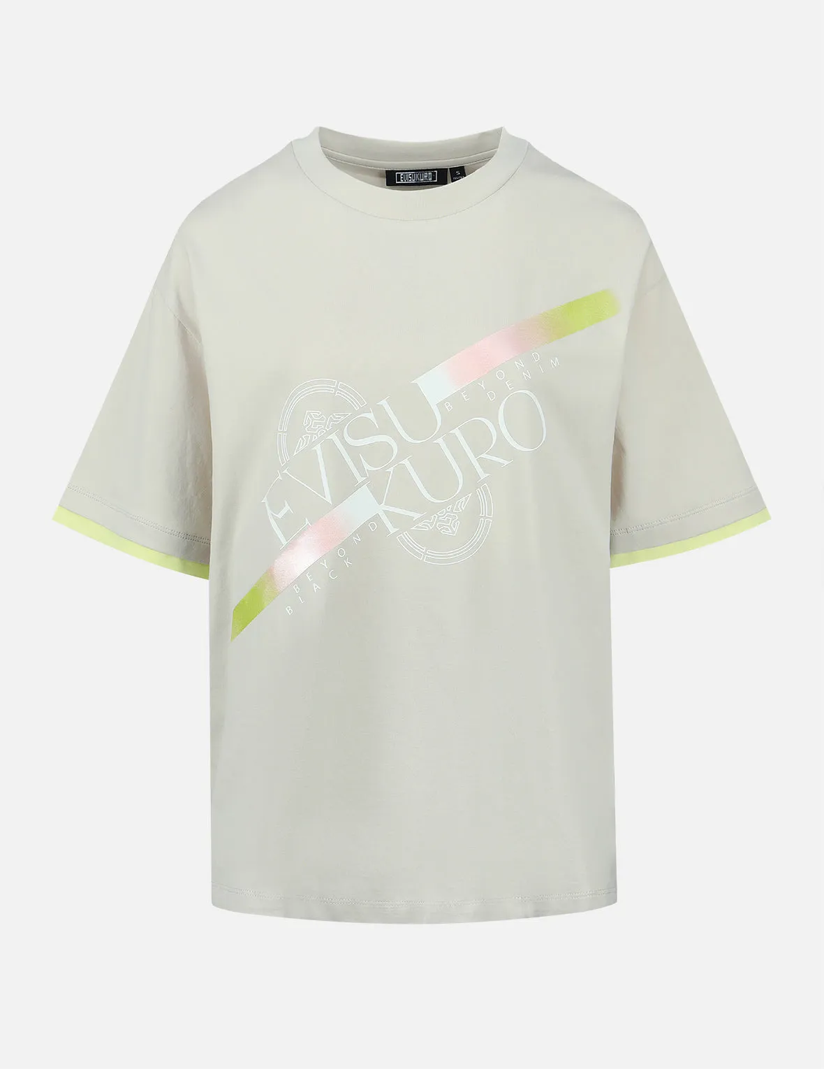 Metallic Logo Print T-shirt