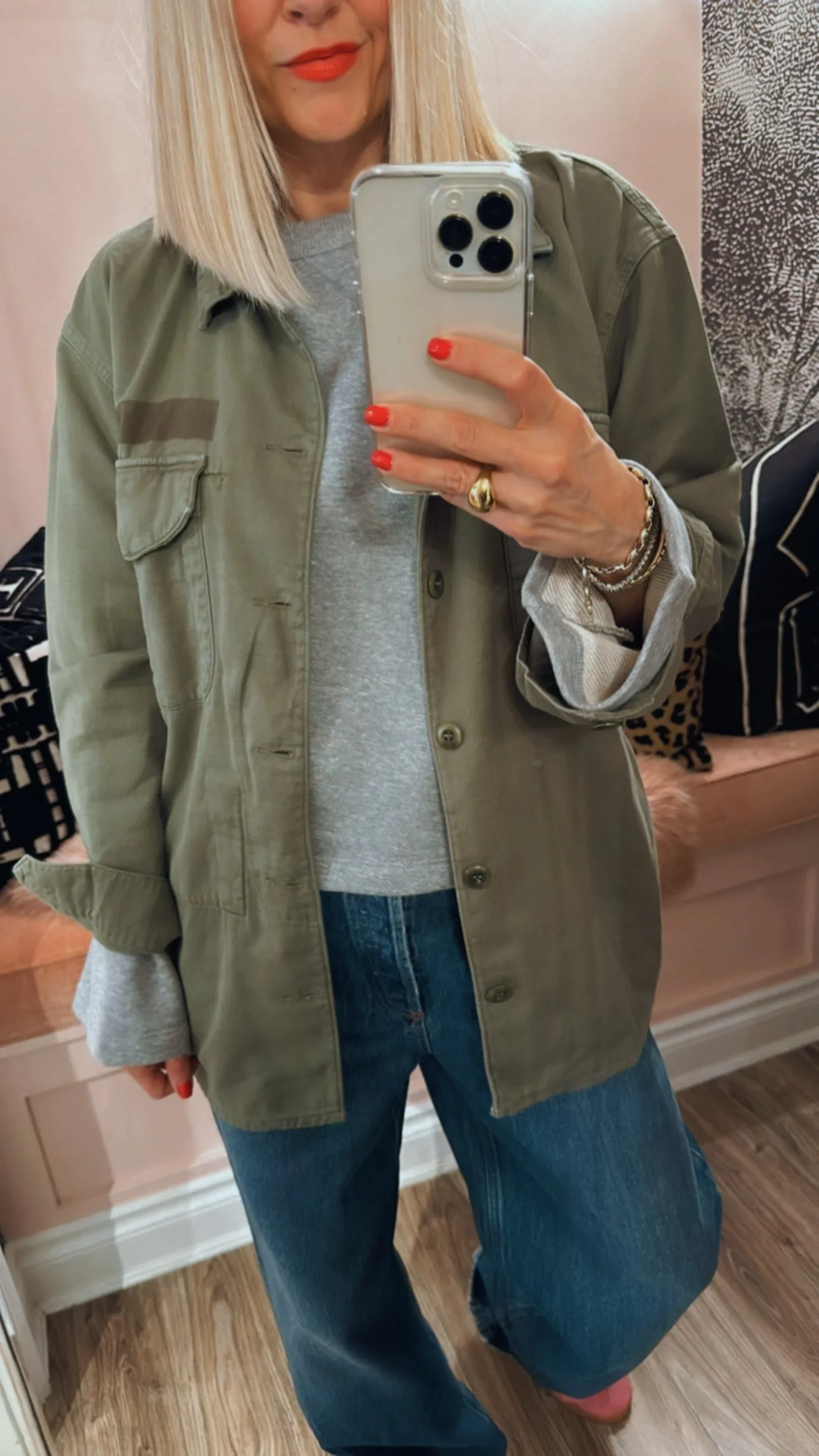 Military-Style Vintage Jacket for Sale