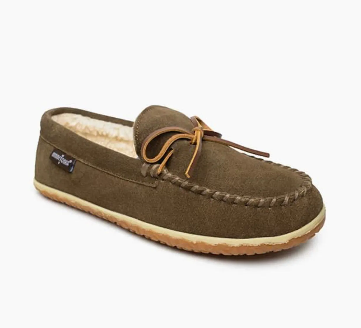 Minnetonka Men’s Taft Moccasins - Autumn Brown