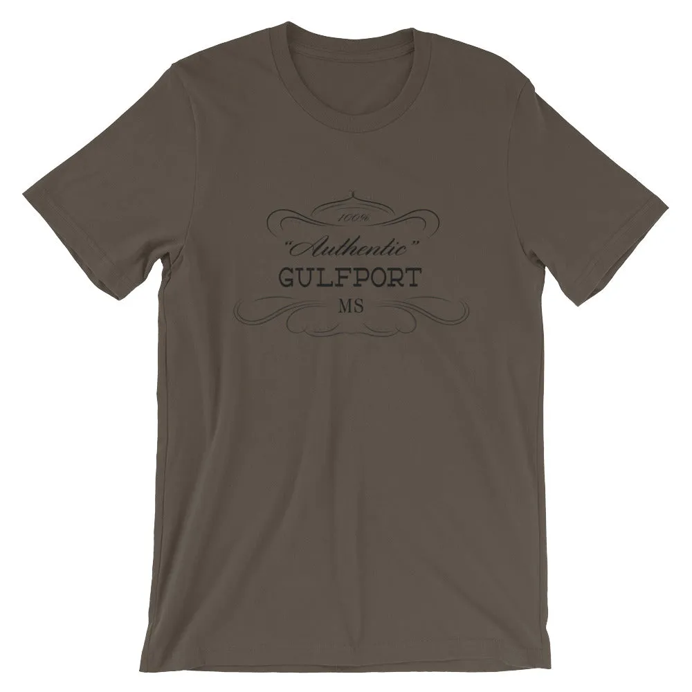 Gulfport Mississippi Unisex T-Shirt - Short Sleeve - Authentic.