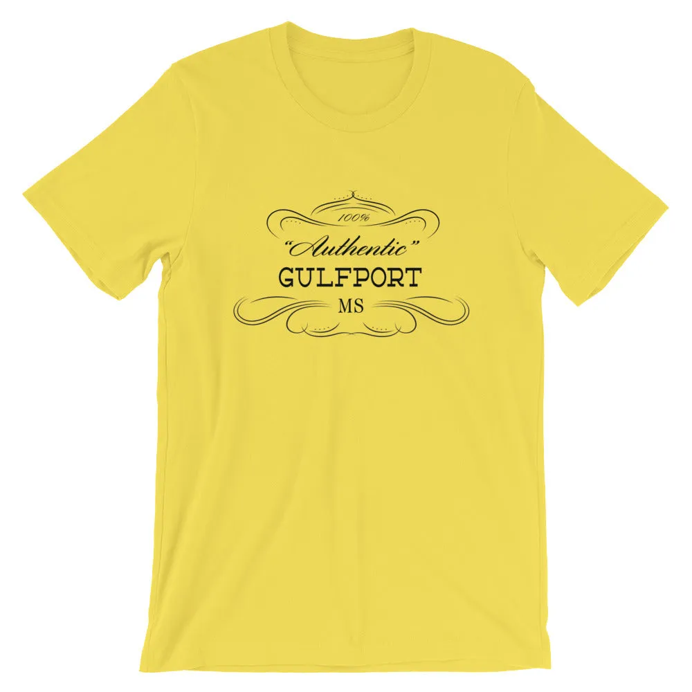 Gulfport Mississippi Unisex T-Shirt - Short Sleeve - Authentic.