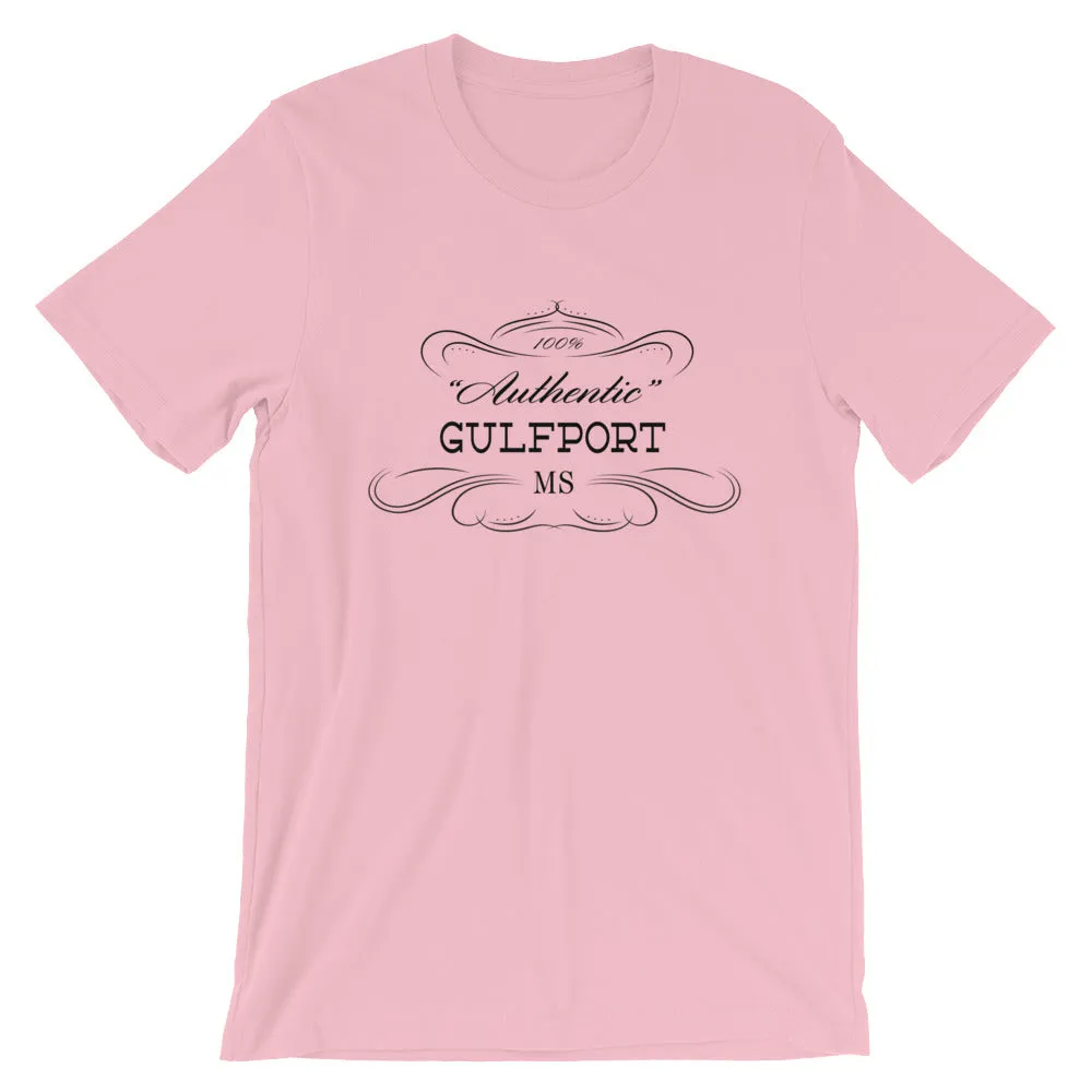 Gulfport Mississippi Unisex T-Shirt - Short Sleeve - Authentic.