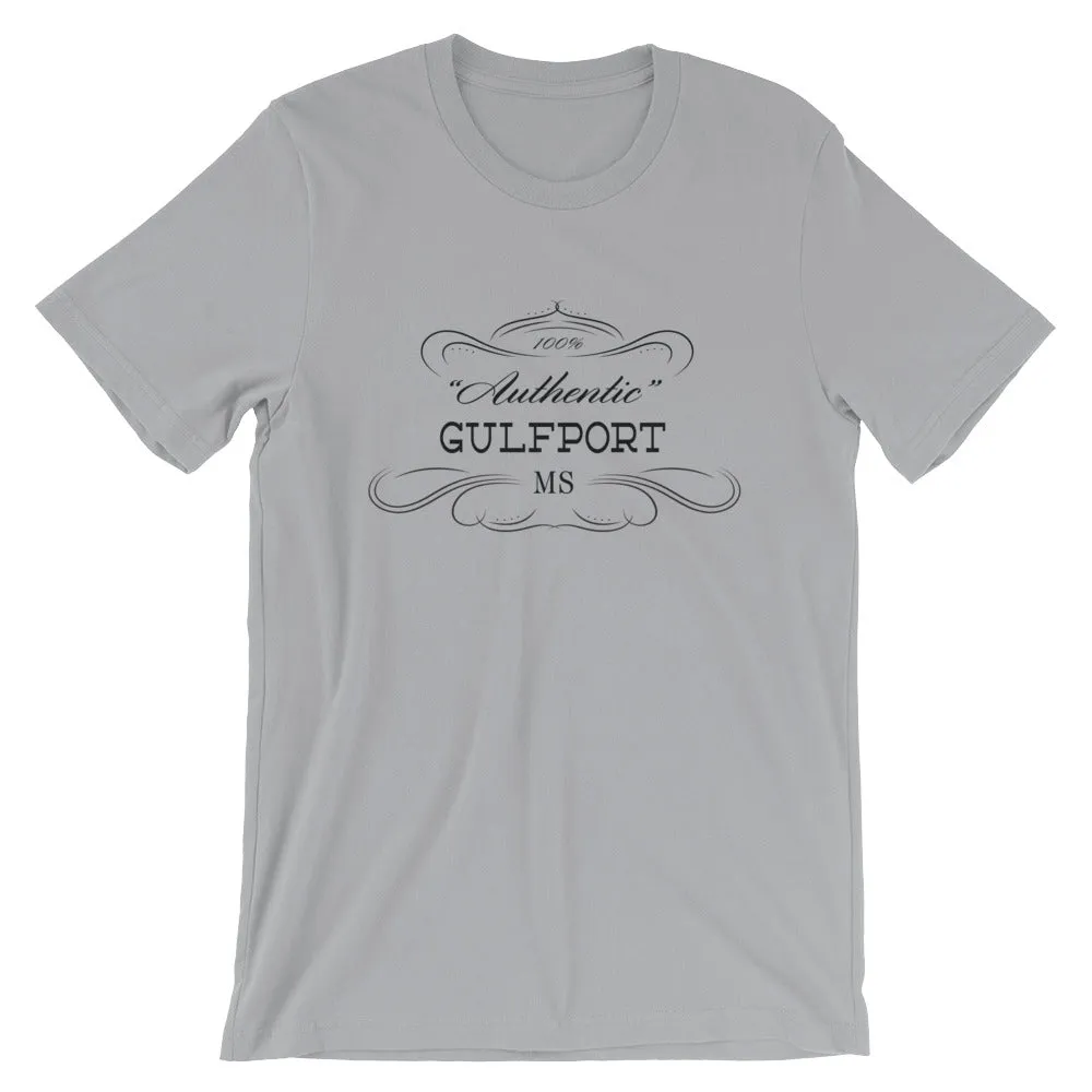 Gulfport Mississippi Unisex T-Shirt - Short Sleeve - Authentic.