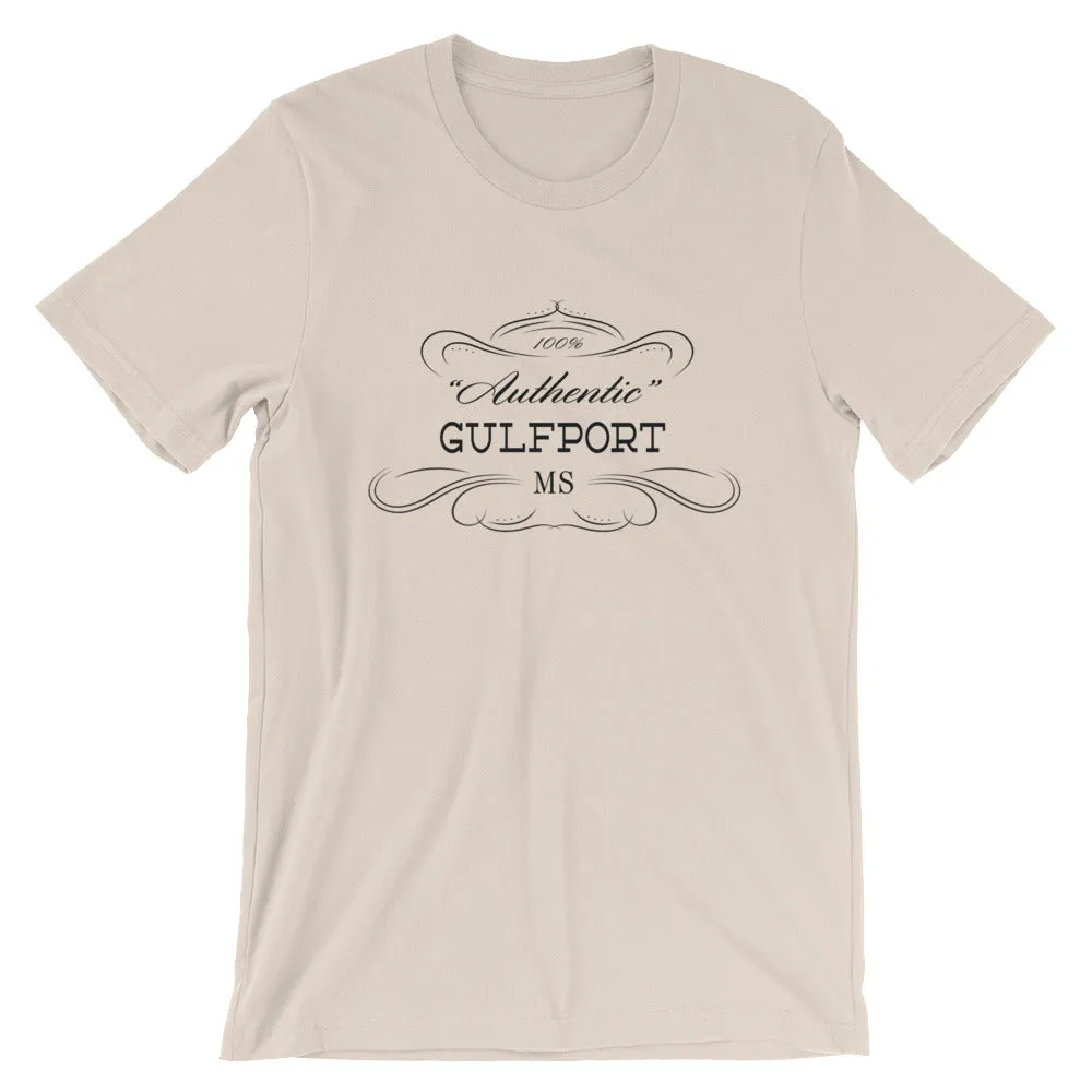 Gulfport Mississippi Unisex T-Shirt - Short Sleeve - Authentic.