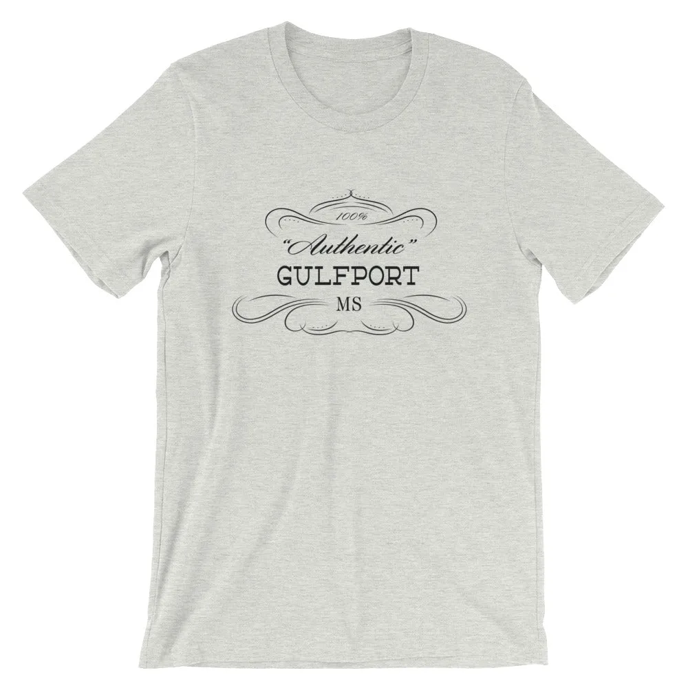 Gulfport Mississippi Unisex T-Shirt - Short Sleeve - Authentic.