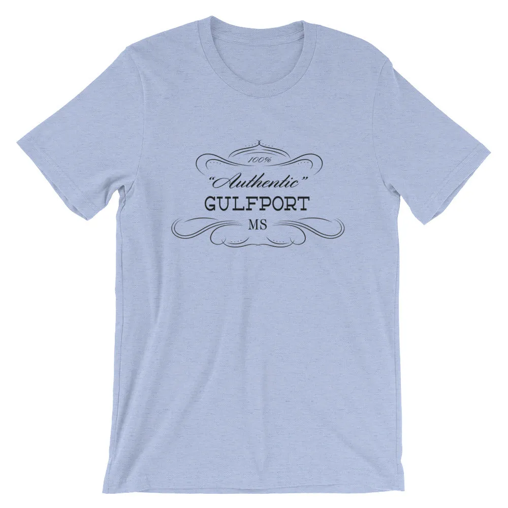 Gulfport Mississippi Unisex T-Shirt - Short Sleeve - Authentic.